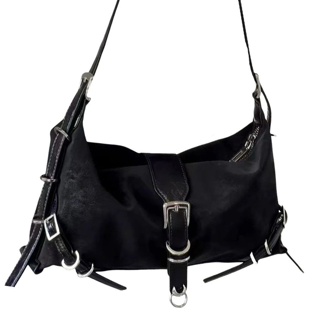 Vintage Gothic Punk Retro Crossbody Shoulder Bag PU Leather Size ONE SIZE - 4 Thumbnail