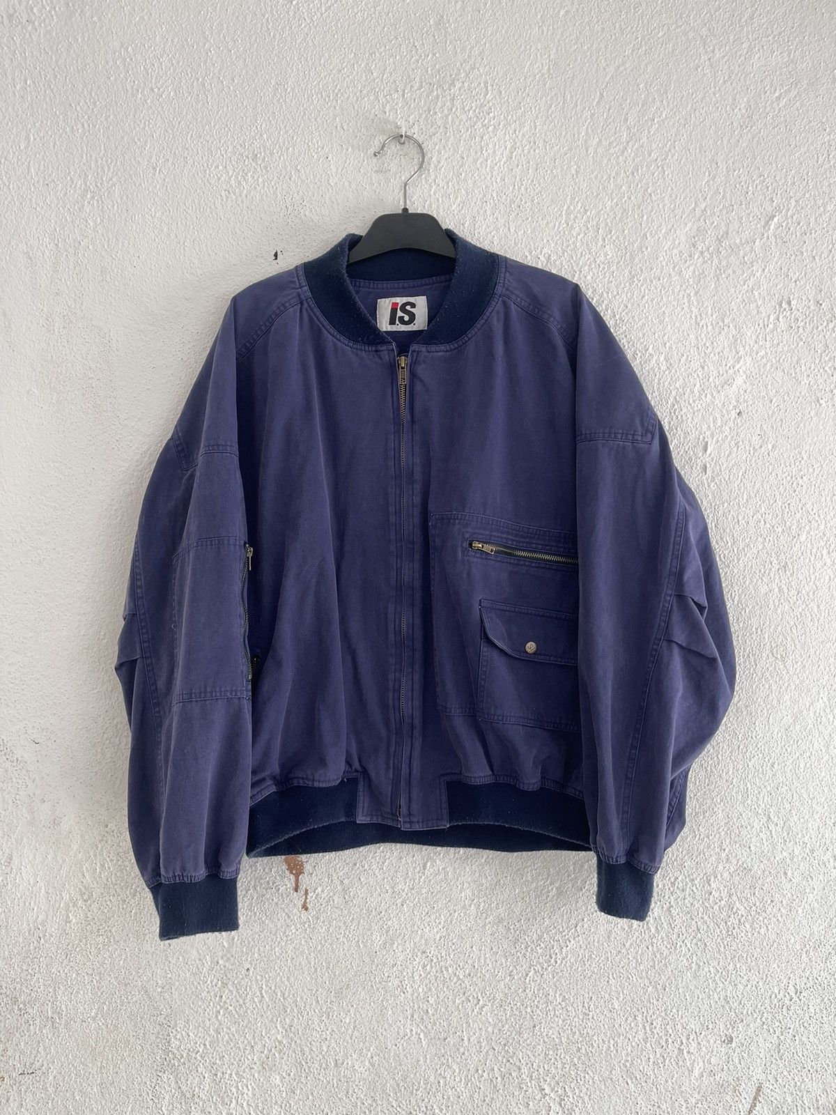 Issey Miyake Issey Miyake Care Label Purple MA-1 Bomber Jacket Size US L / EU 52-54 / 3 - 2 Thumbnail