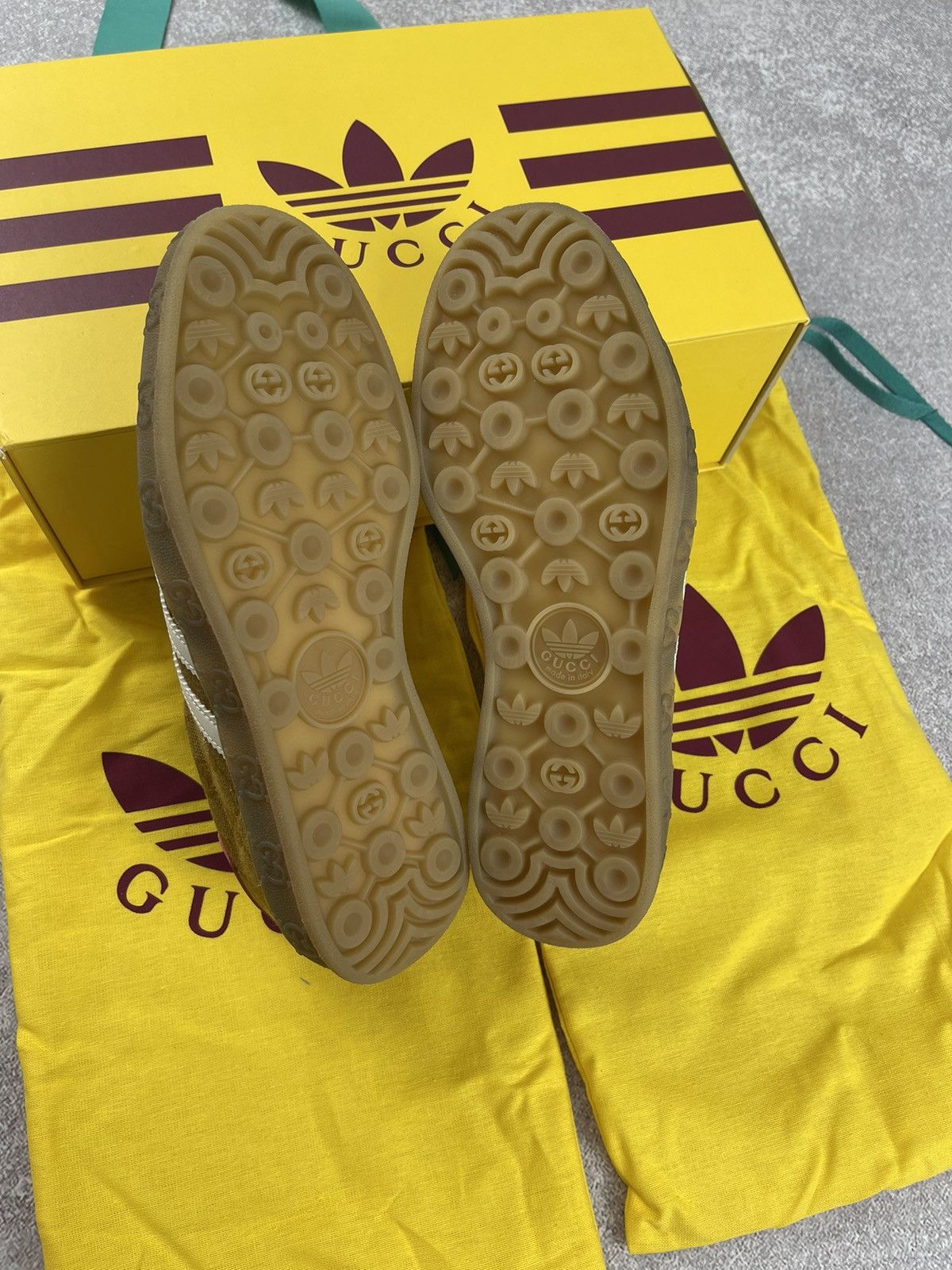 Adidas × Gucci Adidas x Gucci Gazelle GG Monogram Sneakers Size 39 1/3 Size US 7.5 / IT 37.5 - 9 Thumbnail