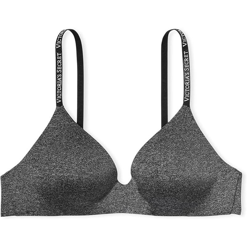 Victoria's Secret Victoria's Secret Heather Grey No Wire Tshirt Bra 36D Size ONE SIZE - 1 Thumbnail
