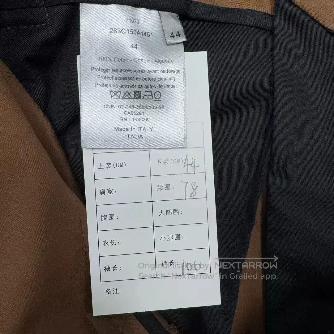 Dior dior brown functional cargo shorts. Size US 44 / EU 60 - 4 Thumbnail