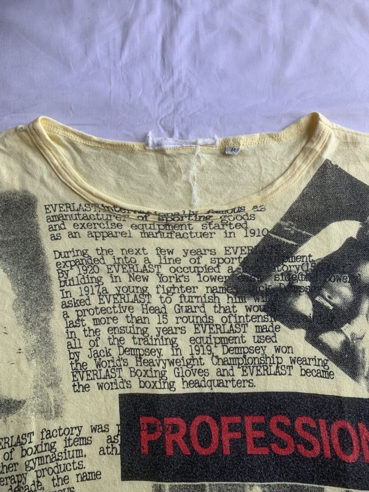 Hysteric Glamour × Undercover Japanese Profesional Poem History Boxing Tee Shirt Size US M / EU 48-50 / 2 - 8 Thumbnail