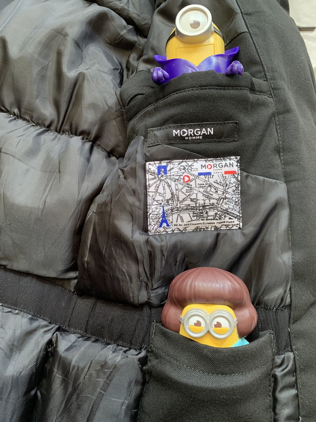 Morgan Homme Japanese Brand Morgan Homme Hooded Puffer Down Jacket Size US S / EU 44-46 / 1 - 16 Thumbnail