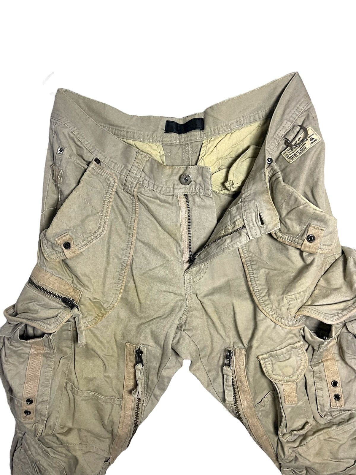 JACKROSE Vintage JACKROSE LUV MAISON Multi-Pocket Cargo Shorts Size US 33 - 11 Thumbnail