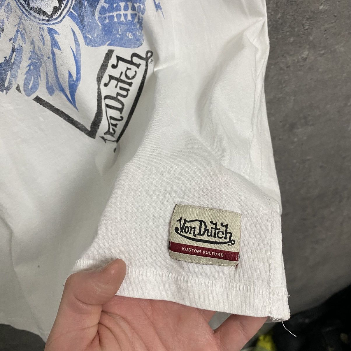 Von Dutch Vintage Von Dutch T-shirt Big Logo White Size L Size US L / EU 52-54 / 3 - 8 Thumbnail