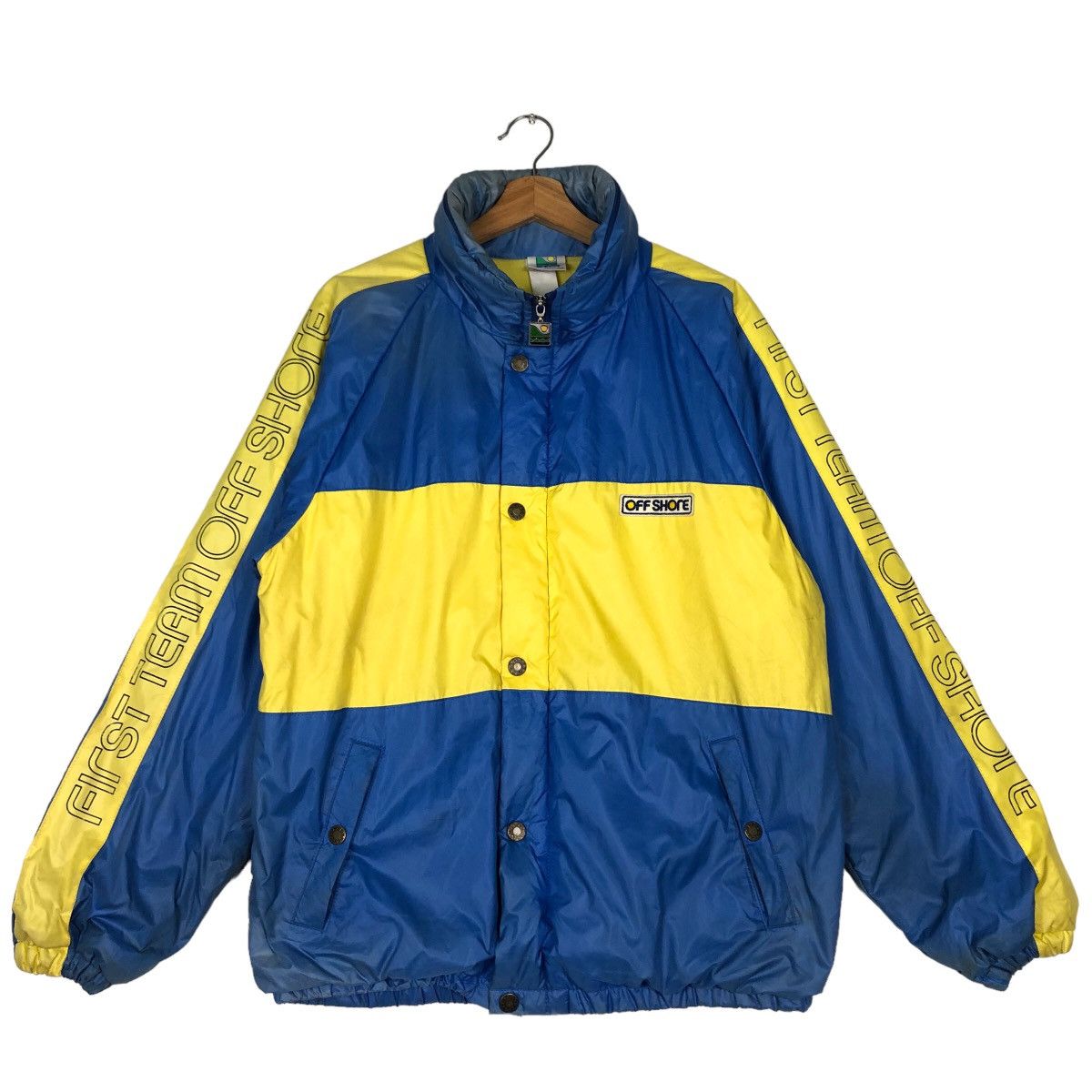 Japanese Brand 🔥90’s Vtg Bomber Jacket Offshore Racing Wear Japan Size US M / EU 48-50 / 2 - 1 Thumbnail