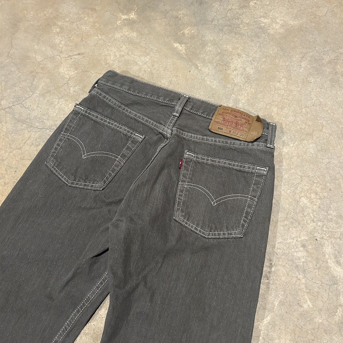 Levi's × Levi's Vintage Clothing × Vintage Rare Vintage 90s Levi’s 501 Olive Drab Jeans Made in USA Size US 30 / EU 46 - 3 Thumbnail