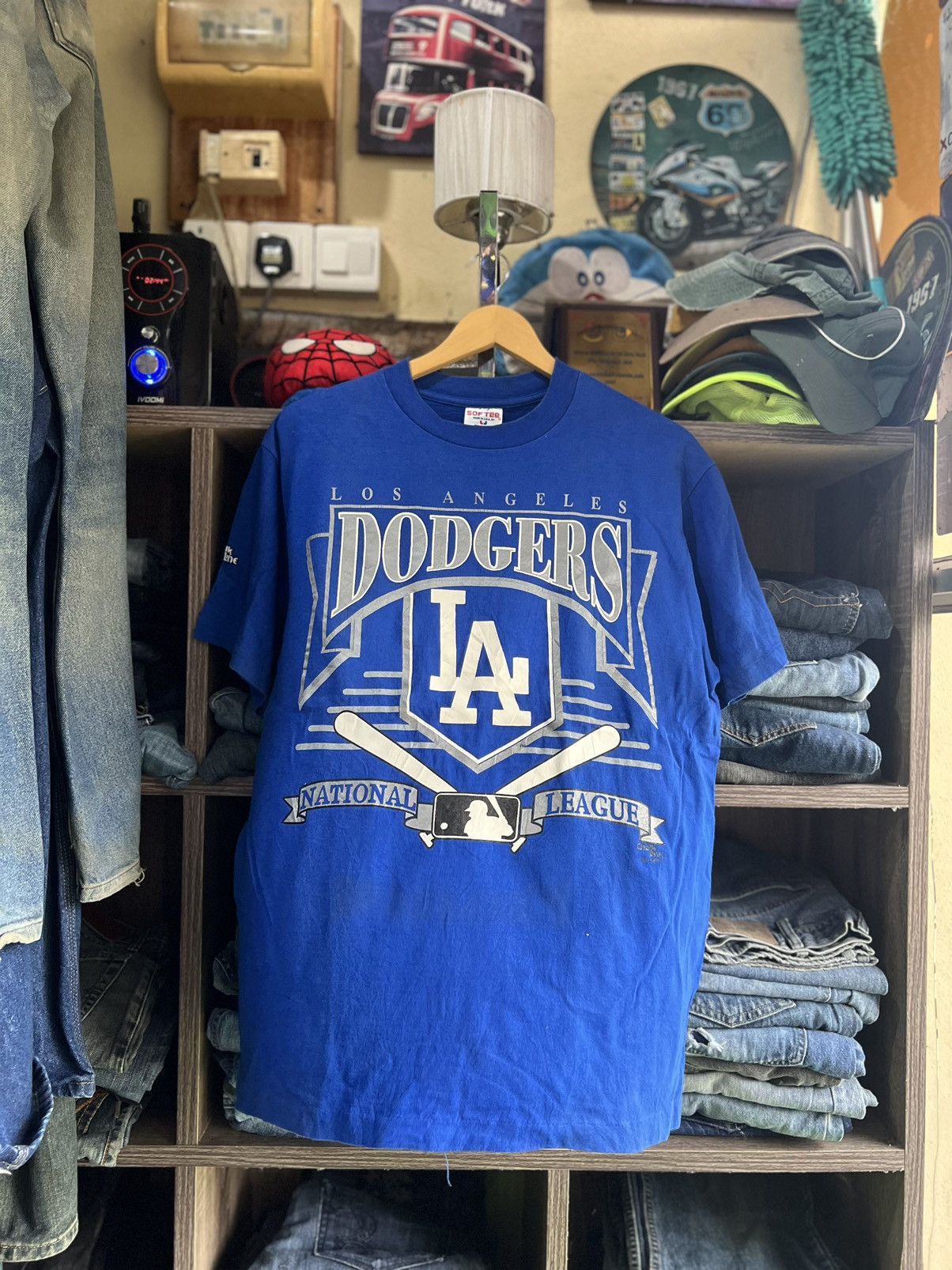 MLB 🔥Vintage 92 La Dodgers by Chalk Line Tees Size US M / EU 48-50 / 2 - 1 Thumbnail