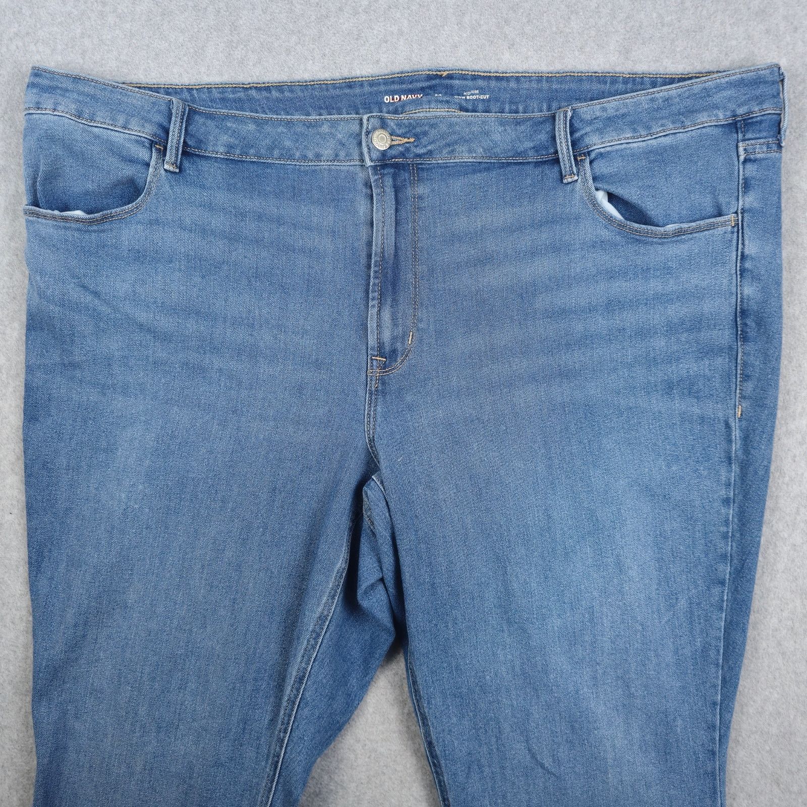 Old Navy Old Navy Womens 24 Mid Rise Wow Boot Cut Jeans Size 42" / US 20 - 4 Thumbnail