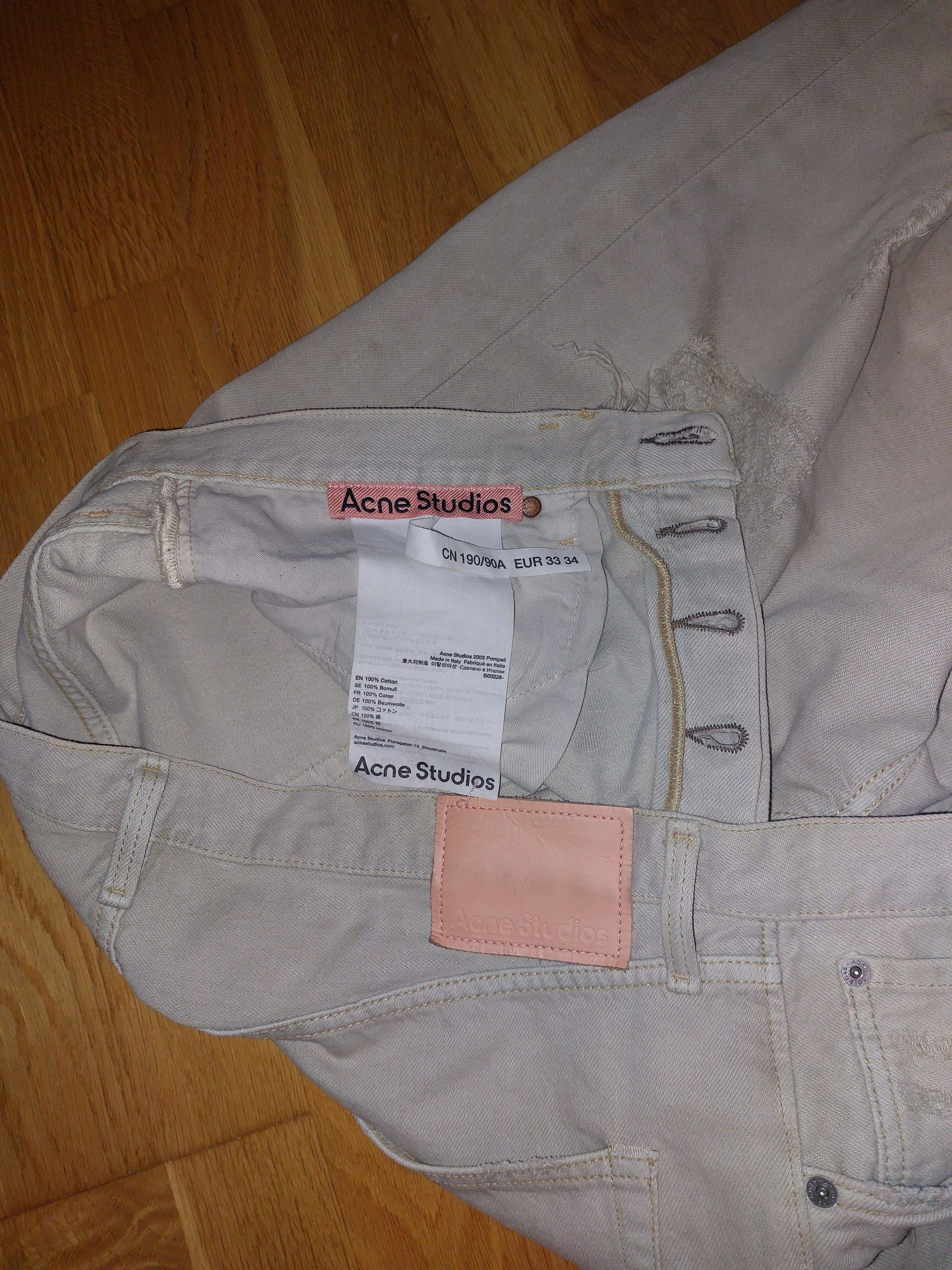 Acne Studios Acne studios regular fit jeans Size US 33 - 4 Thumbnail