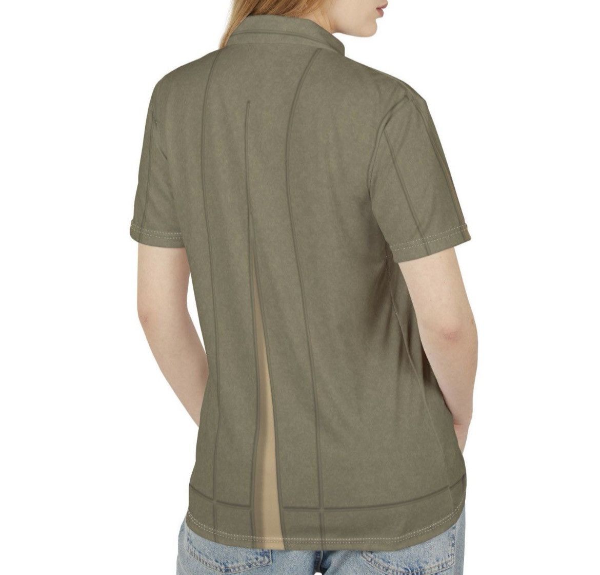 Other Elegant Polo Shirt, Split Bottom Patterned Unisex Casual Tee Size US M / EU 48-50 / 2 - 3 Thumbnail