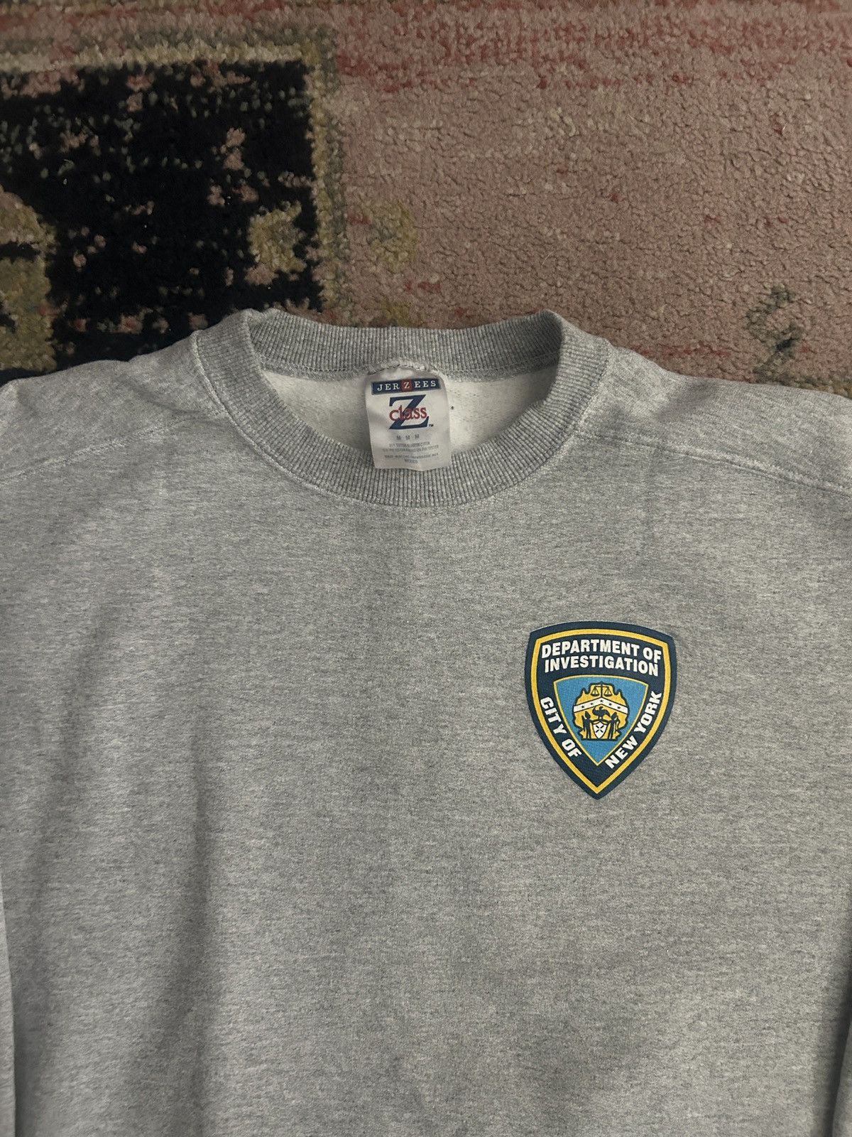 Vintage Vintage New York Department Of Investigation Sweatshirt Size US M / EU 48-50 / 2 - 2 Thumbnail