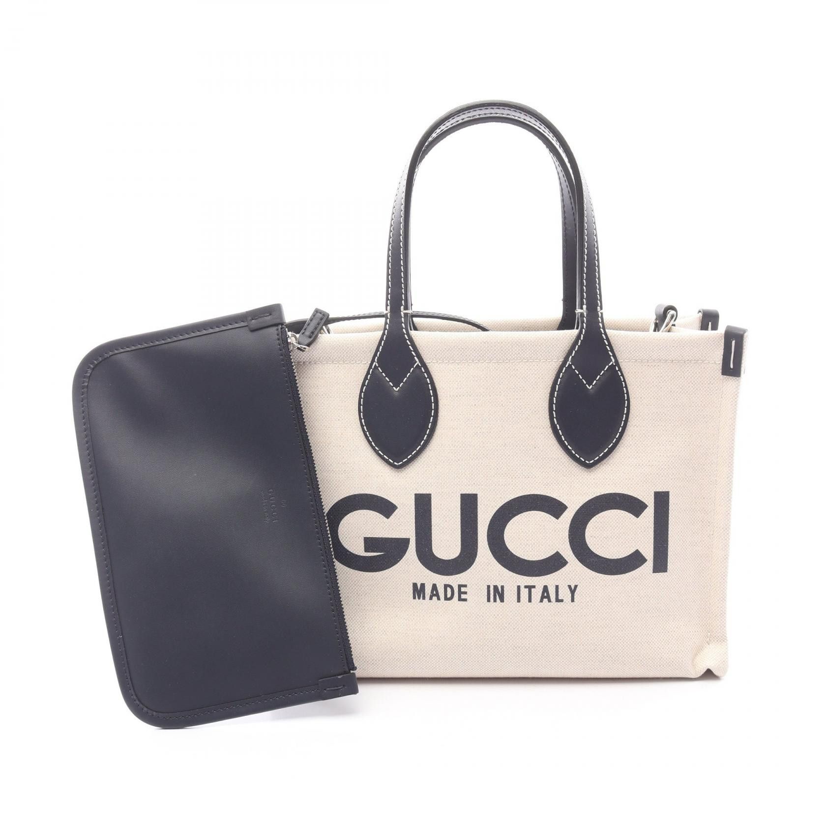 Gucci Gucci Gucci Print Mini Tote Bag Textile Tote Bag 772144 DUTY FREE for USA Size ONE SIZE - 1 Thumbnail