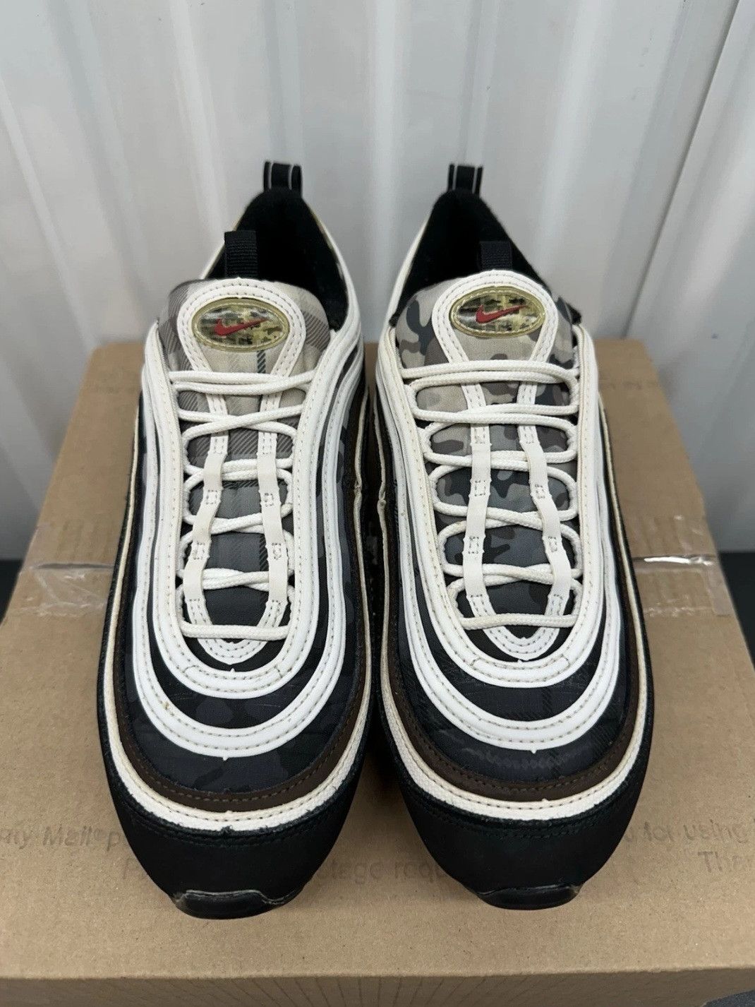 Nike Nike Air Max 97 GS White Black DB2017100 Size 7Y Size US 7 / EU 40 - 2 Thumbnail
