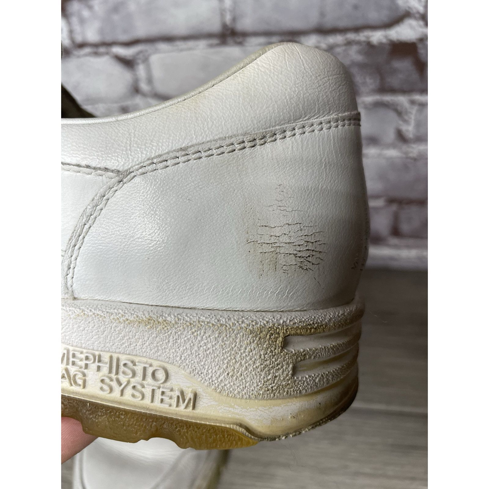 Mephisto Mephisto RunOff Air Bag System White Leather Lace Up Shoes W Size US 9 / IT 39 - 4 Thumbnail