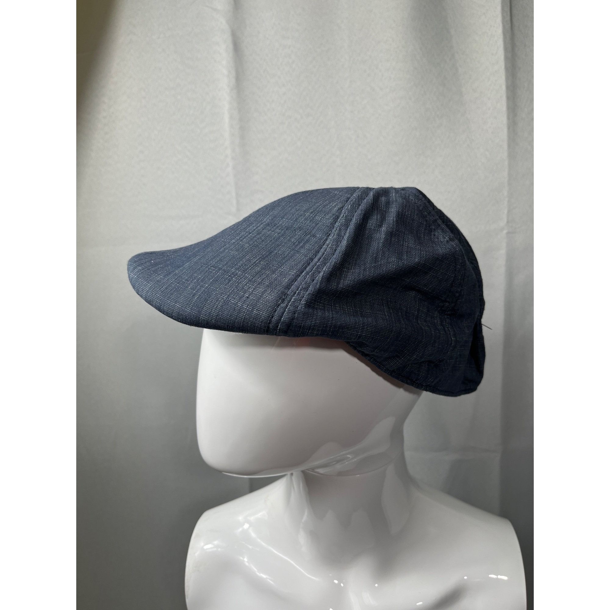 Designer D&Y Newsboy Flat Cap Classic Blue SKU 7370 Size ONE SIZE - 2 Thumbnail