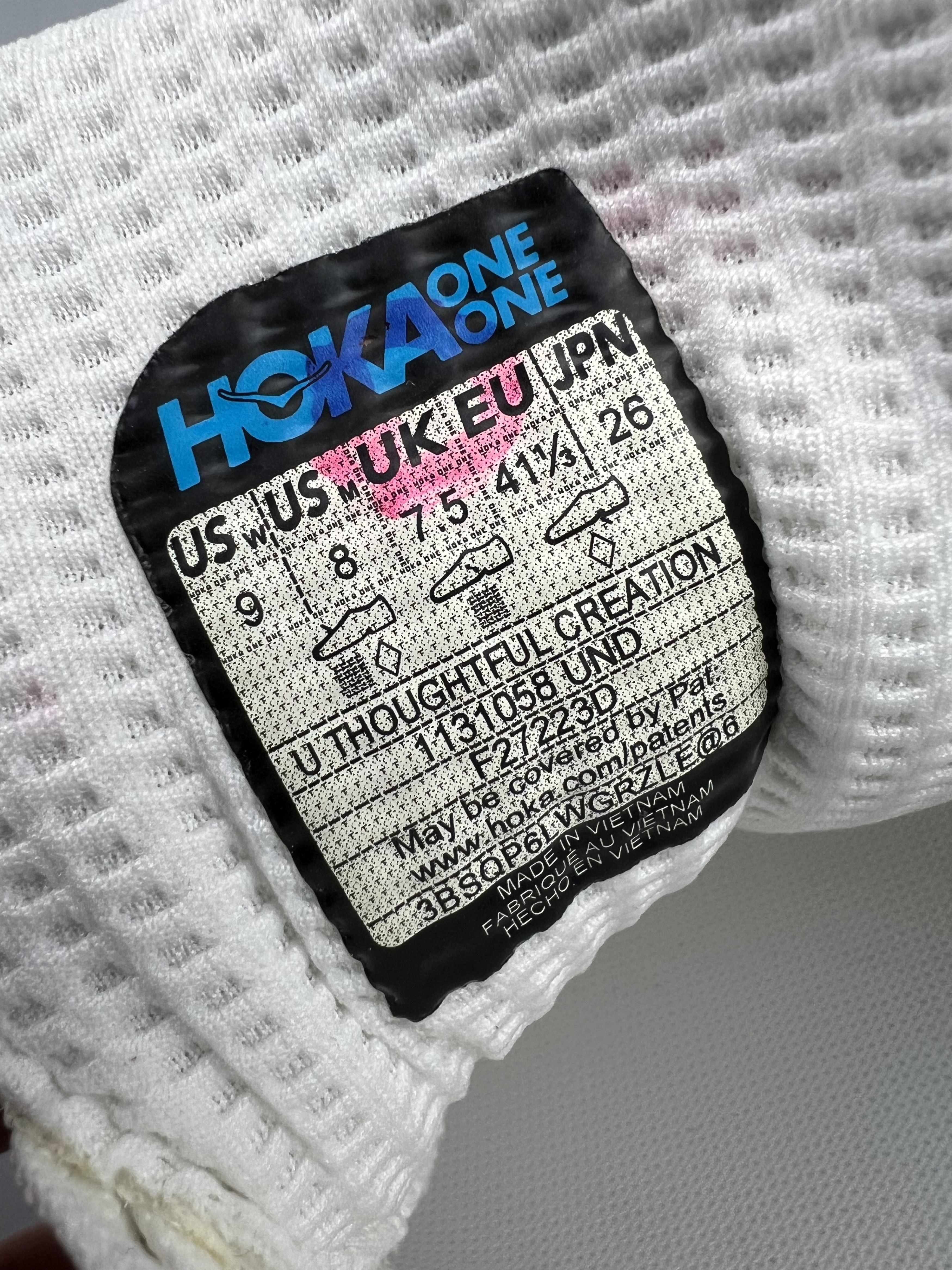 Hoka Hoka One One U Thoughtful Creation White Sneakers Size US 9 / IT 39 - 9 Thumbnail