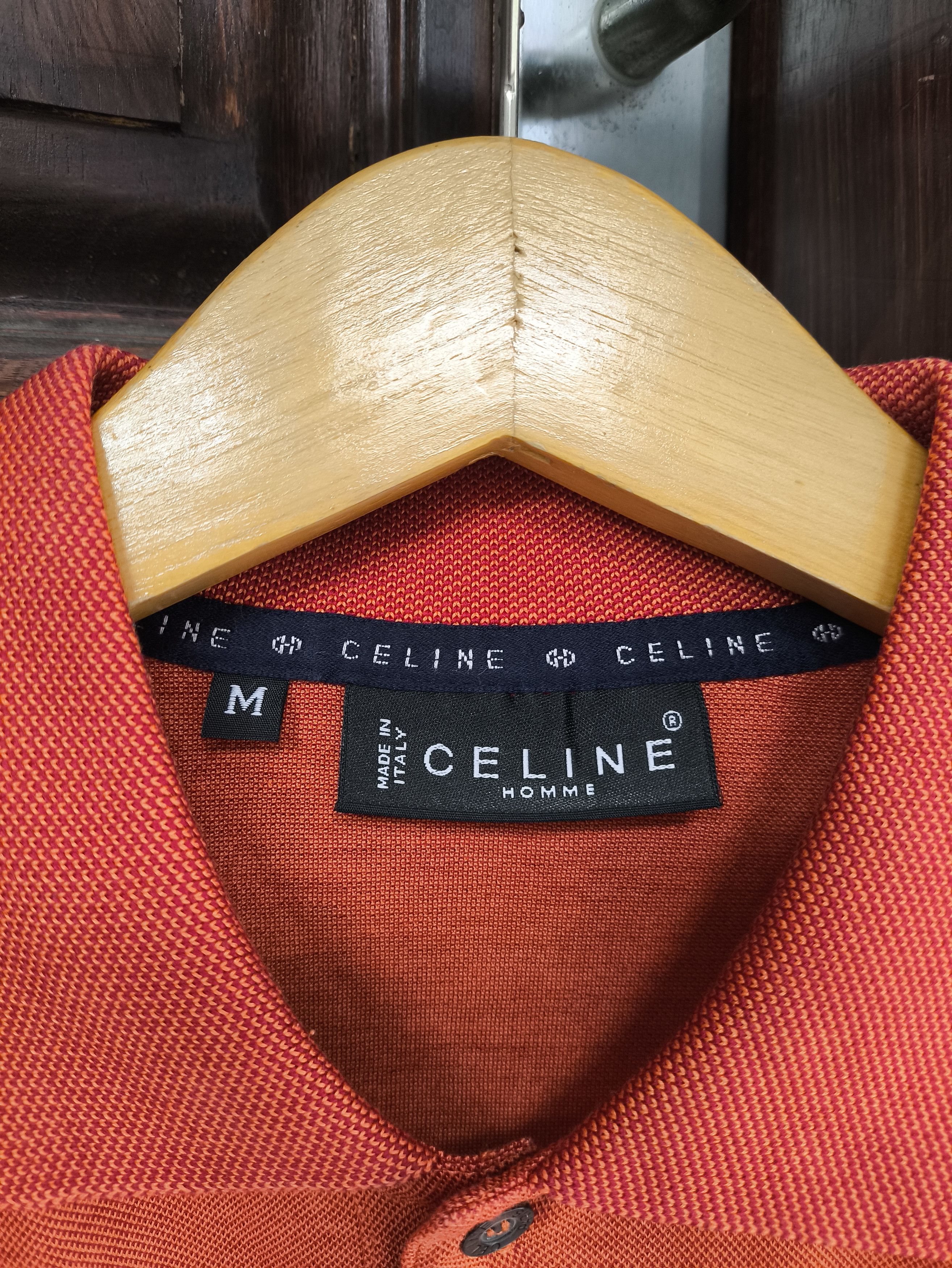 Celine Vtg CELINE homme polo shirt logo Size US M / EU 48-50 / 2 - 5 Thumbnail