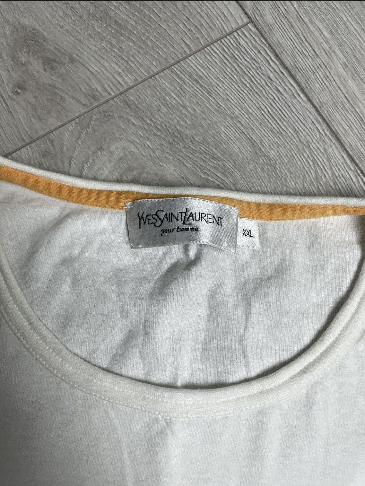 Vintage × Yves Saint Laurent Multilogo Yves Saint Laurent Vintage T Shirt Size US XL / EU 56 / 4 - 7 Thumbnail