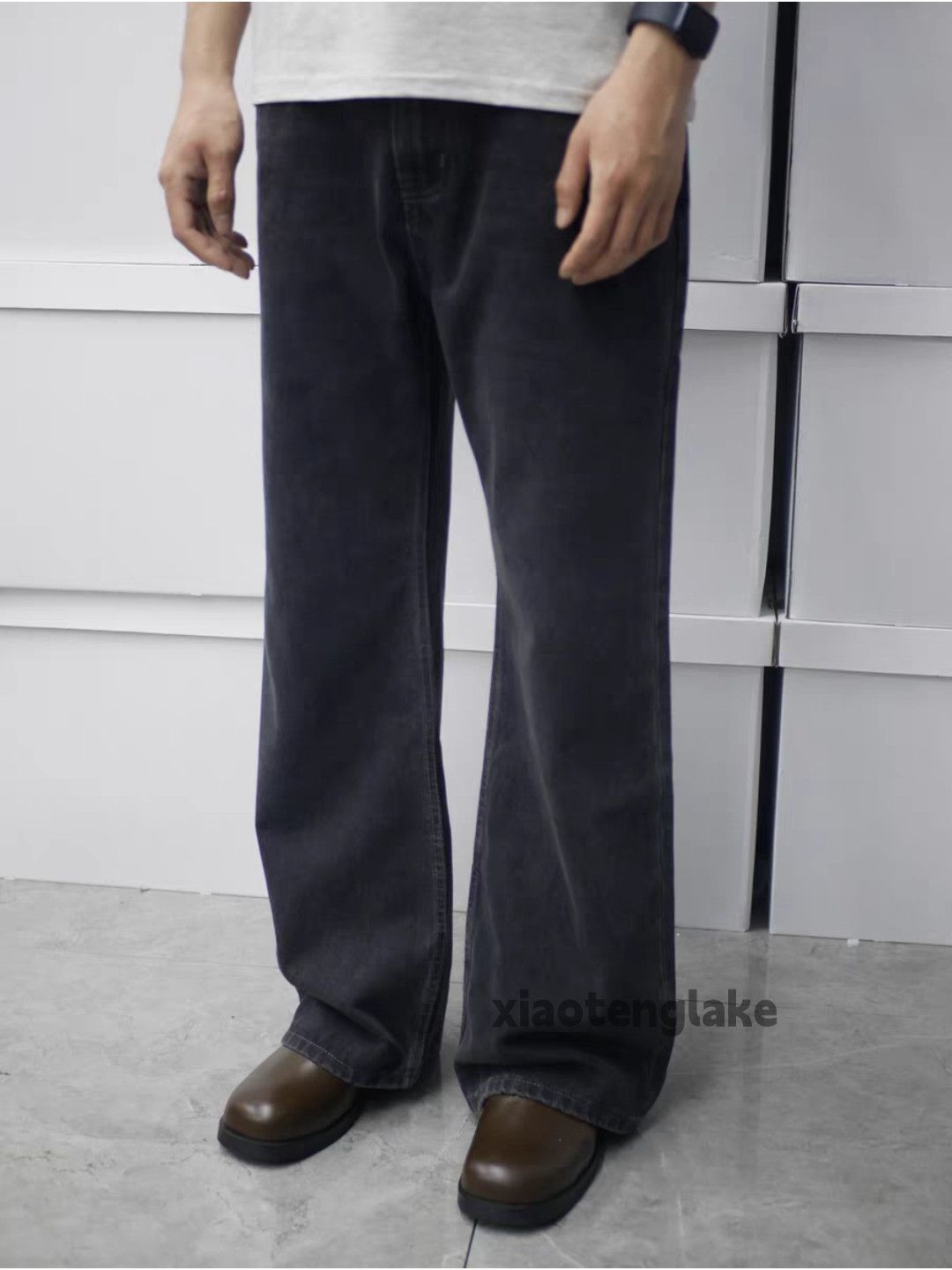 Jean × Vintage Punk grunge bootcut loose baggy hiphop work jeans Size US 36 / EU 52 - 5 Thumbnail