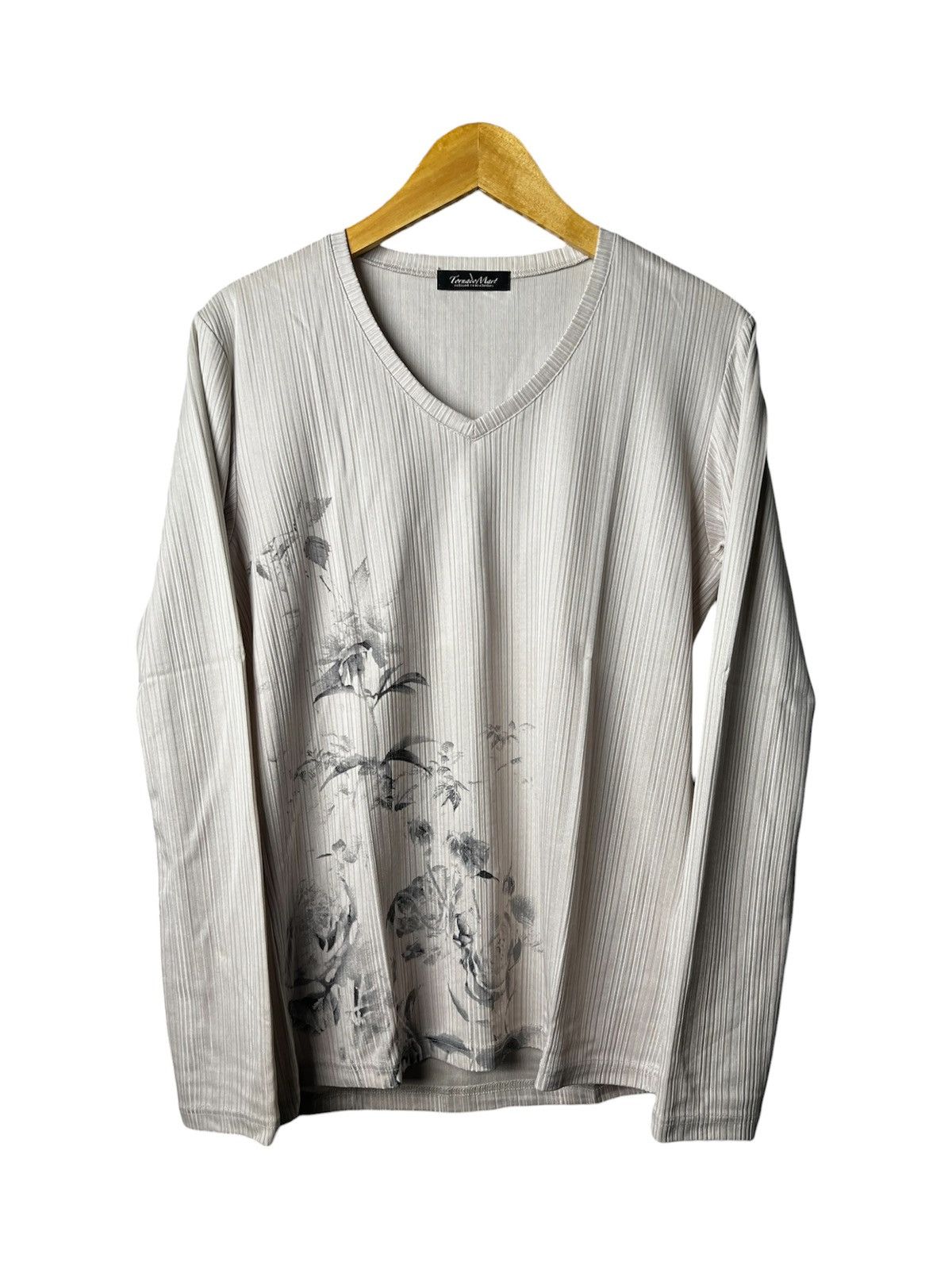 Tornado Mart 2000s Tornado Mart Black Roses Poem Longsleeve Size US L / EU 52-54 / 3 - 1 Thumbnail