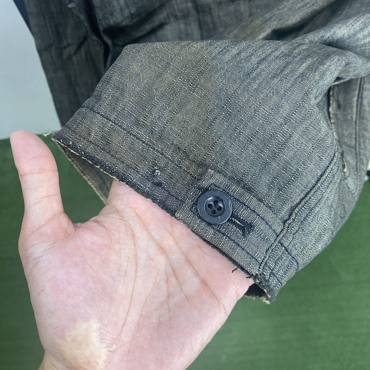 Beams Plus × Japanese Brand Beams Reconstruct Denim Black Jacket Size US M / EU 48-50 / 2 - 14 Thumbnail