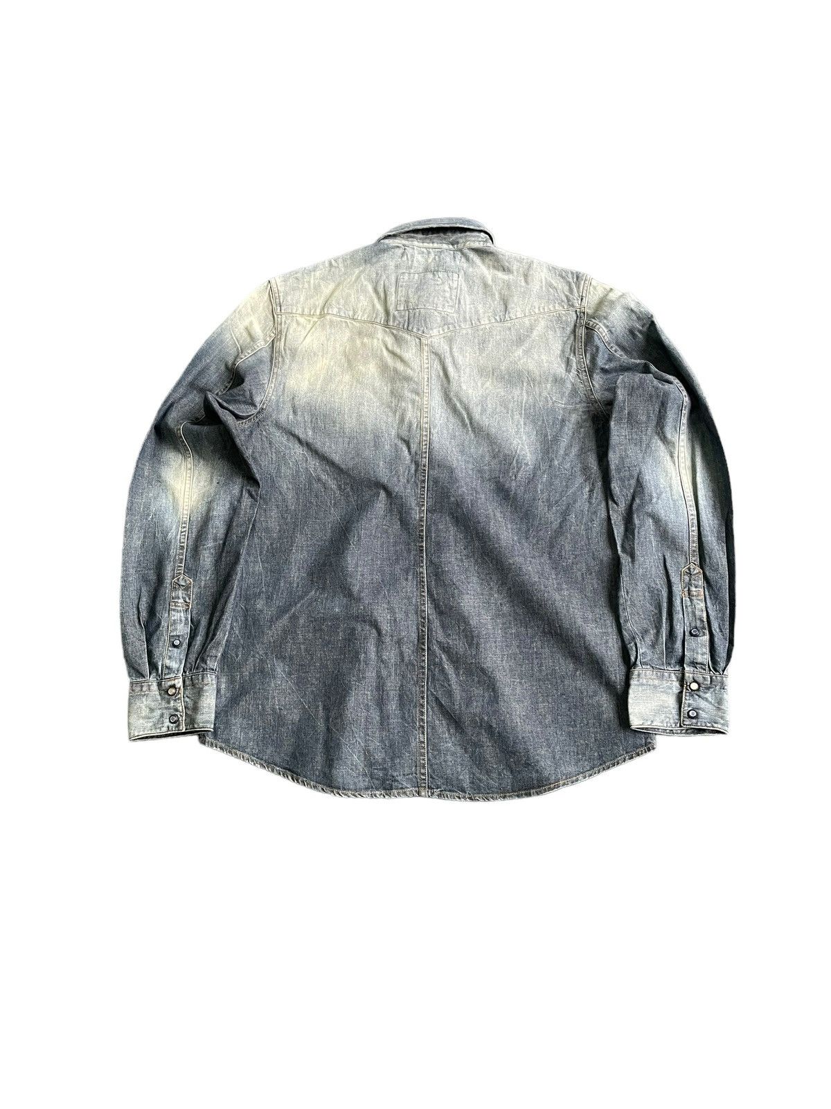 Japanese Brand Reign Italia Selvedge Western Shirt Size US L / EU 52-54 / 3 - 8 Thumbnail