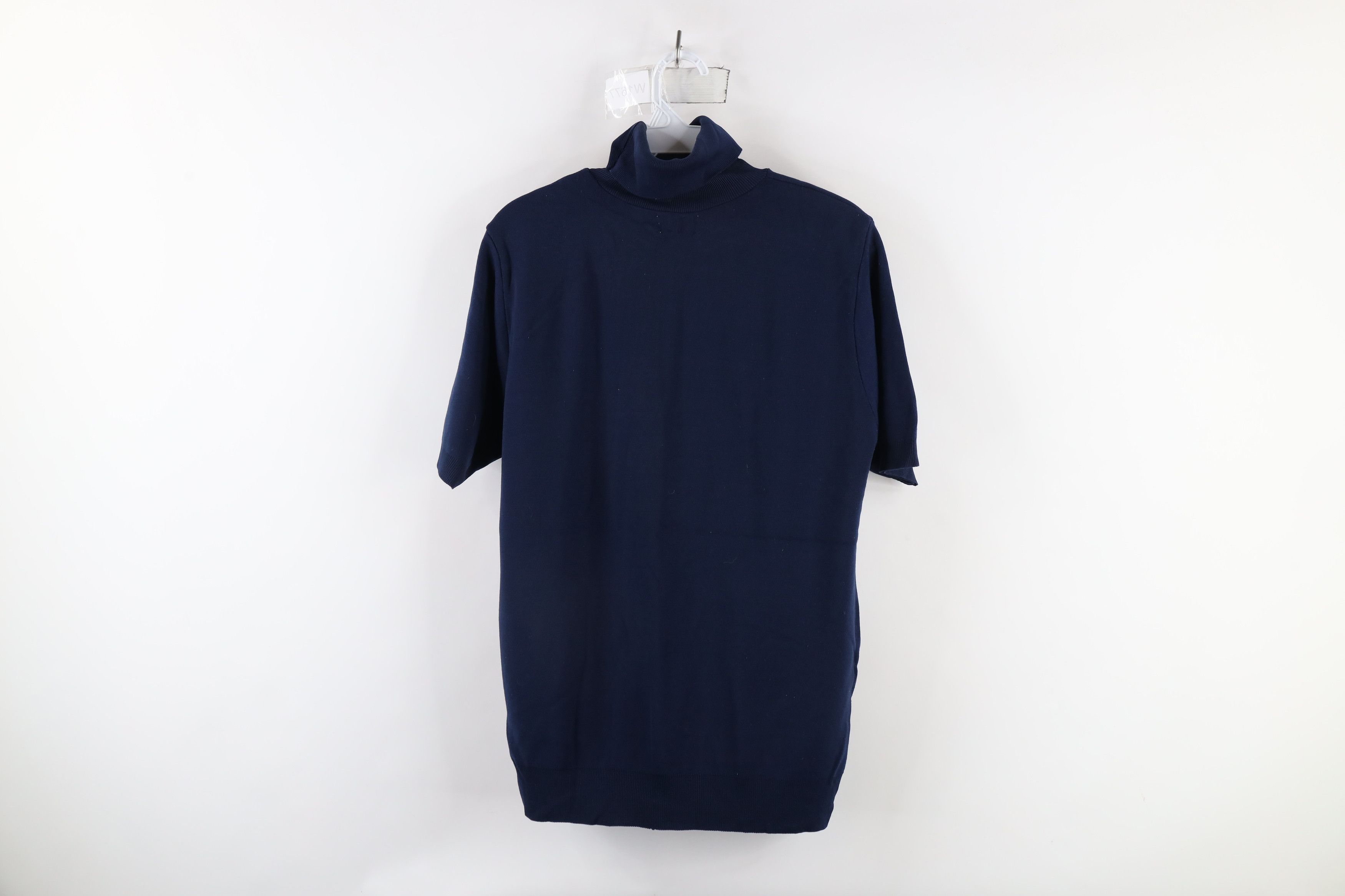 Vintage Vintage 50s 60s Rockabilly Short Sleeve Turtleneck T-Shirt Size US L / EU 52-54 / 3 - 7 Thumbnail