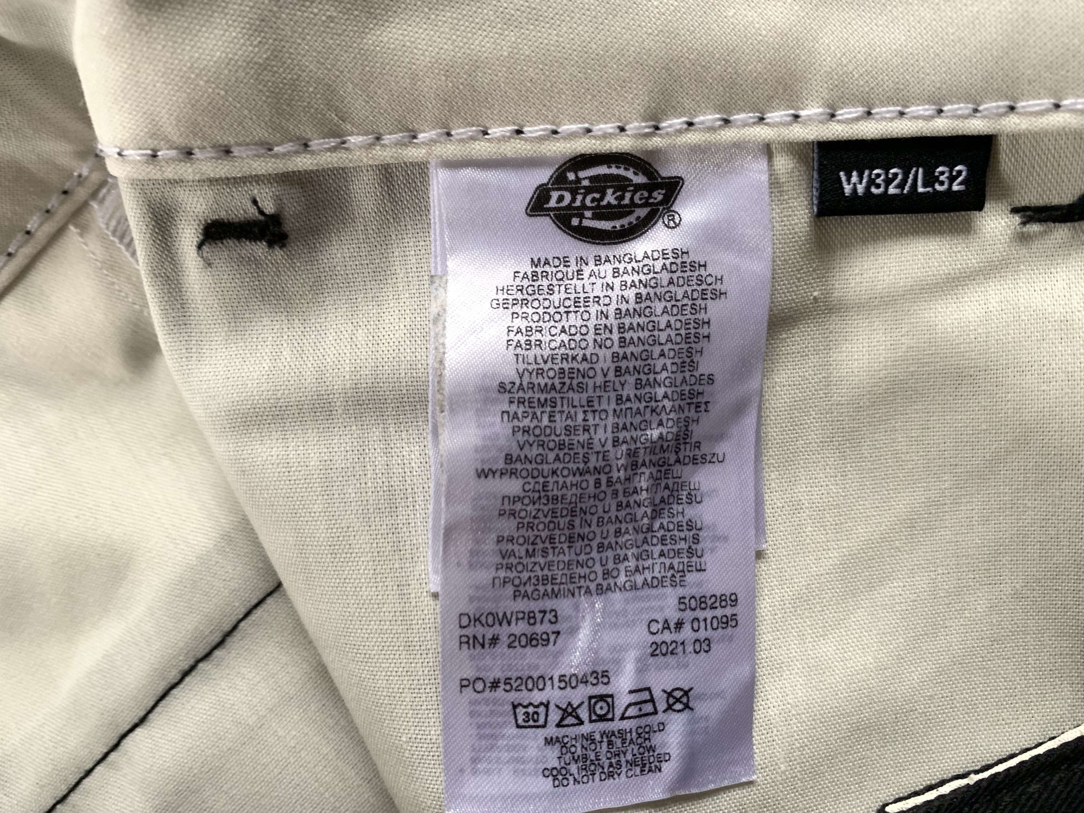 Dickies Dickies Slim Straight Black Pants Trousers Size US 32 / EU 48 - 9 Thumbnail