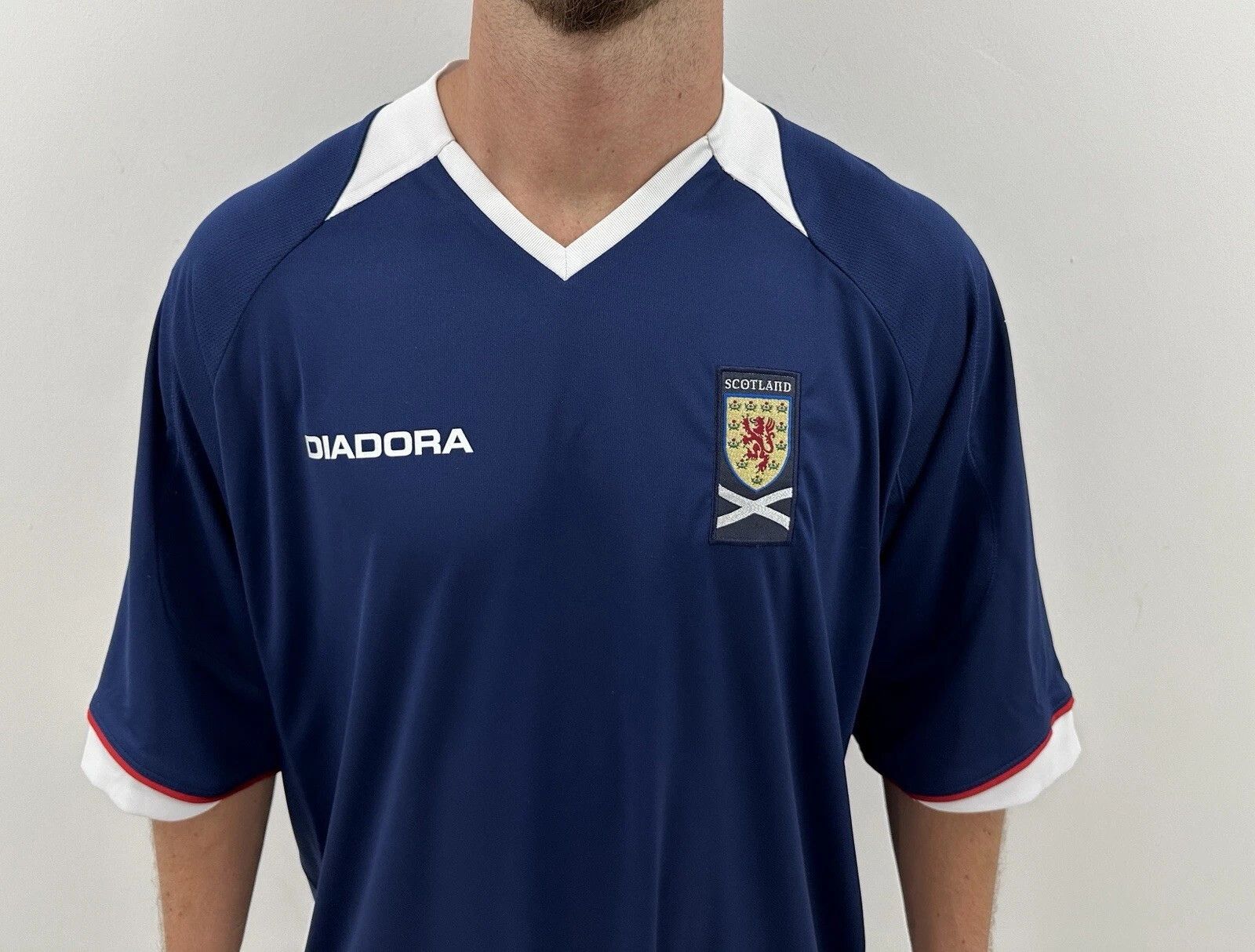 Diadora Vintage National Scotland 2008/2010 Home Jersey Shirt Soccer Size US XXL / EU 58 / 5 - 2 Thumbnail