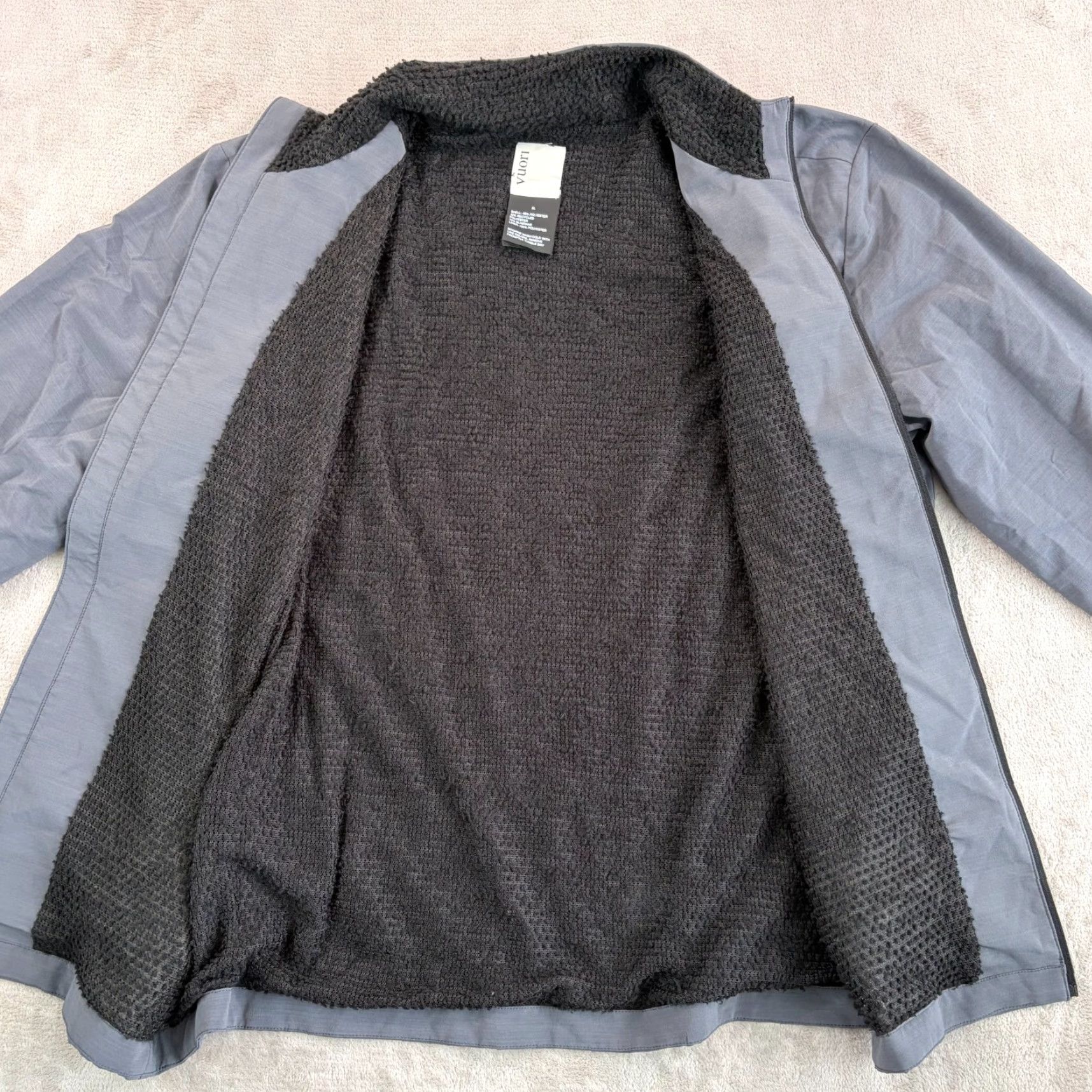 Vuori Vuori Palomar Insulated Jacket Men's XL Gray Polartec Lined Windbreaker Quick Dry 4-way stretch Polartec Alpha N/A Size US XL / EU 56 / 4 - 4 Thumbnail