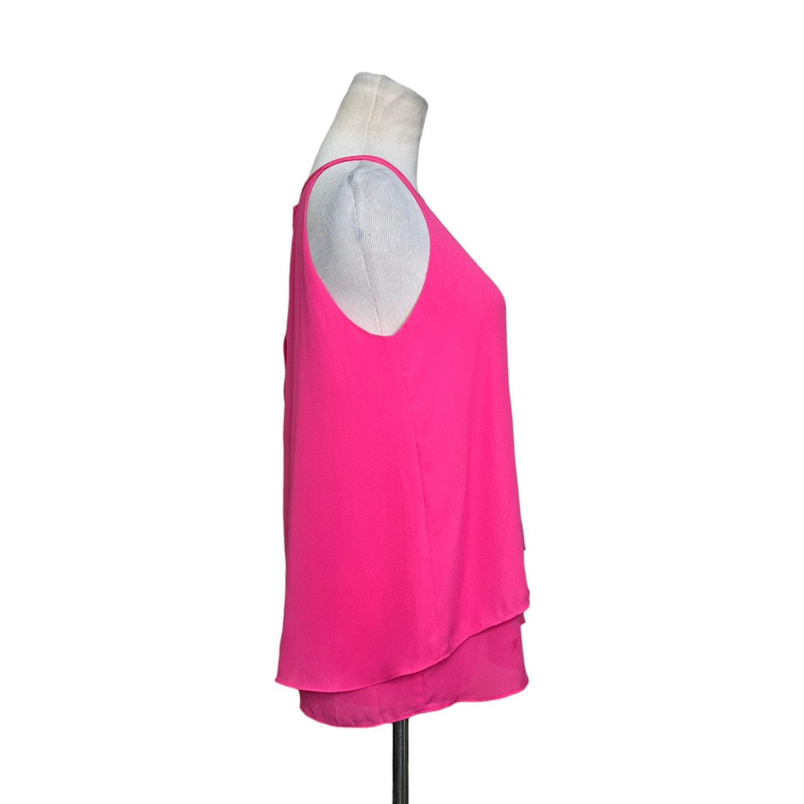 Cynthia Rowley Cynthia Rowley Barbie pink layered sleeveless blouse size XS Size XS / US 0-2 / IT 36-38 - 11 Thumbnail