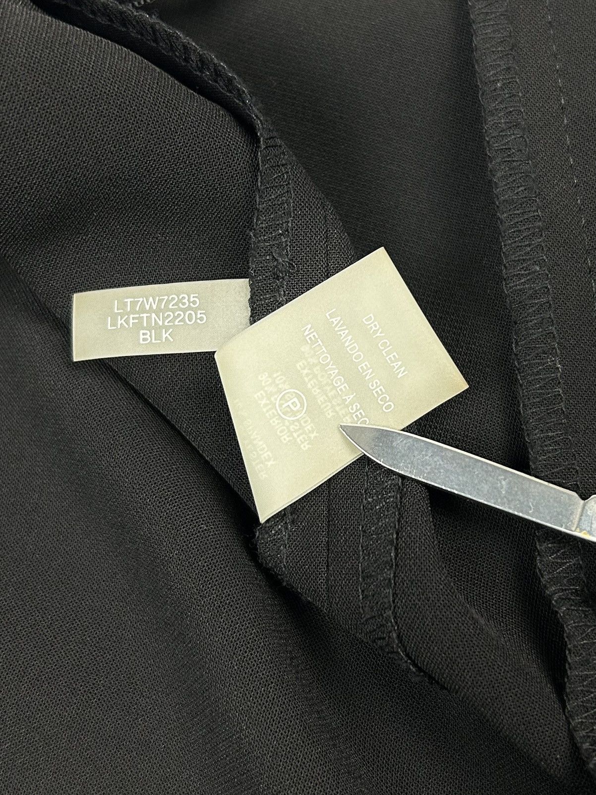 Karl Lagerfeld Karl Lagerfeld Trousers Black Pants Women's Size 10 Size 32" / US 10 / IT 46 - 11 Thumbnail