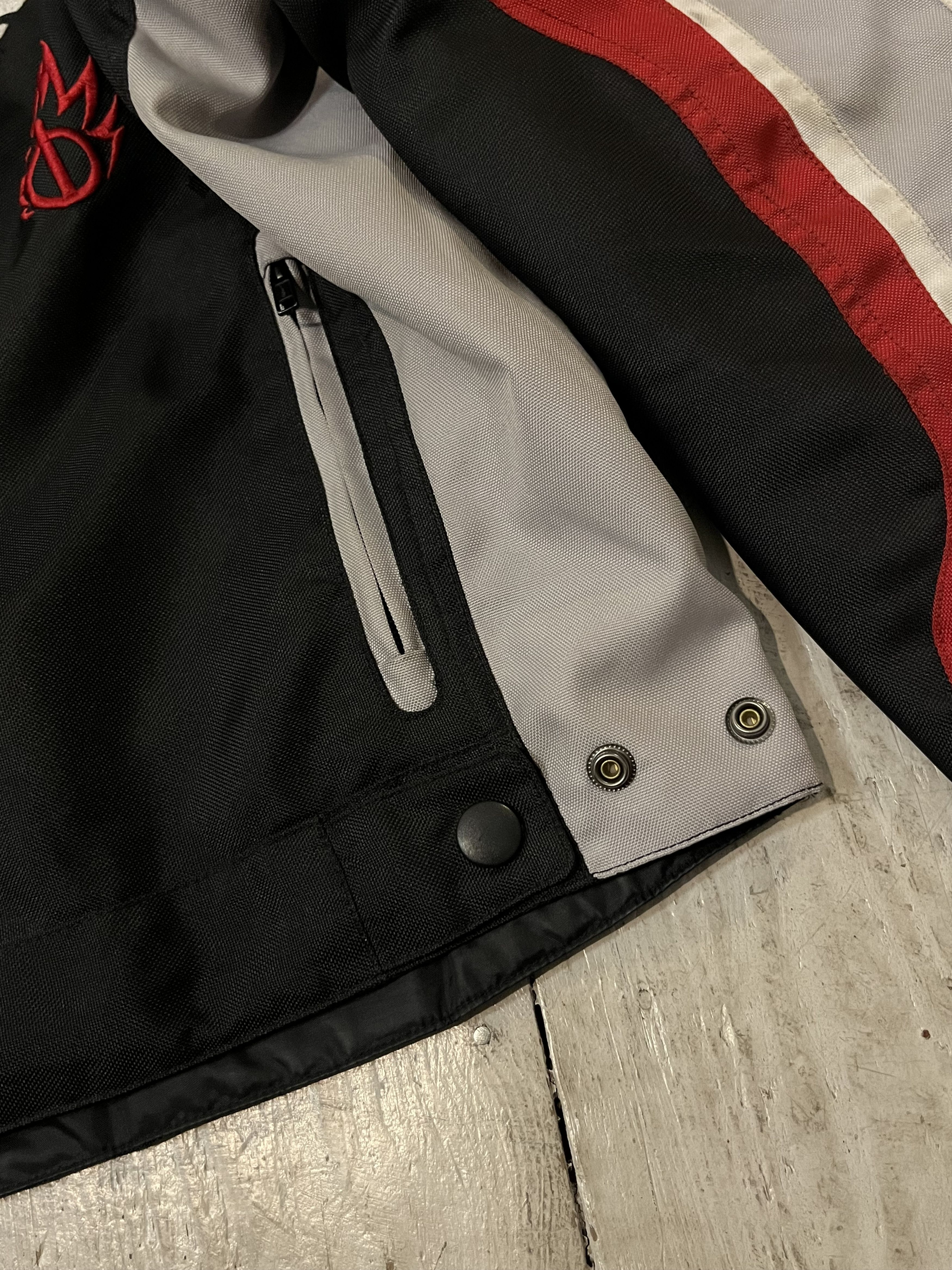 Vintage 90s Hell Fire Racing Jacket Hasta La Vista Nascar Jacket Size US XL / EU 56 / 4 - 12 Thumbnail