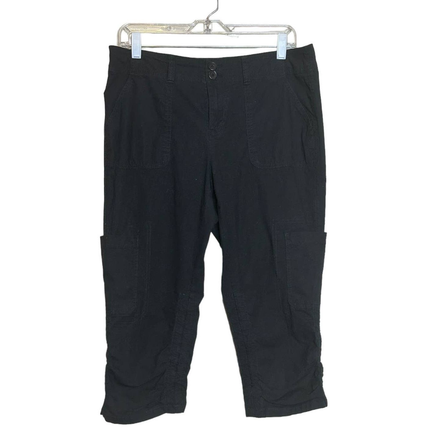 DKNY DKNY Jeans black casual carpenter capri pants size 10 Size 32" / US 10 / IT 46 - 1 Thumbnail