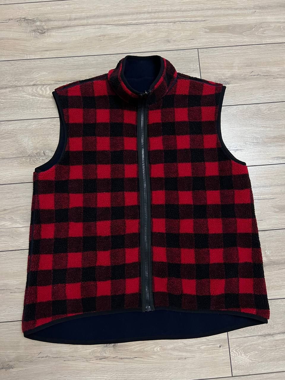 Tommy Hilfiger Tommy Hilfiger Reversible Fleece Vest Teddy Buffalo Size US XL / EU 56 / 4 - 1 Thumbnail