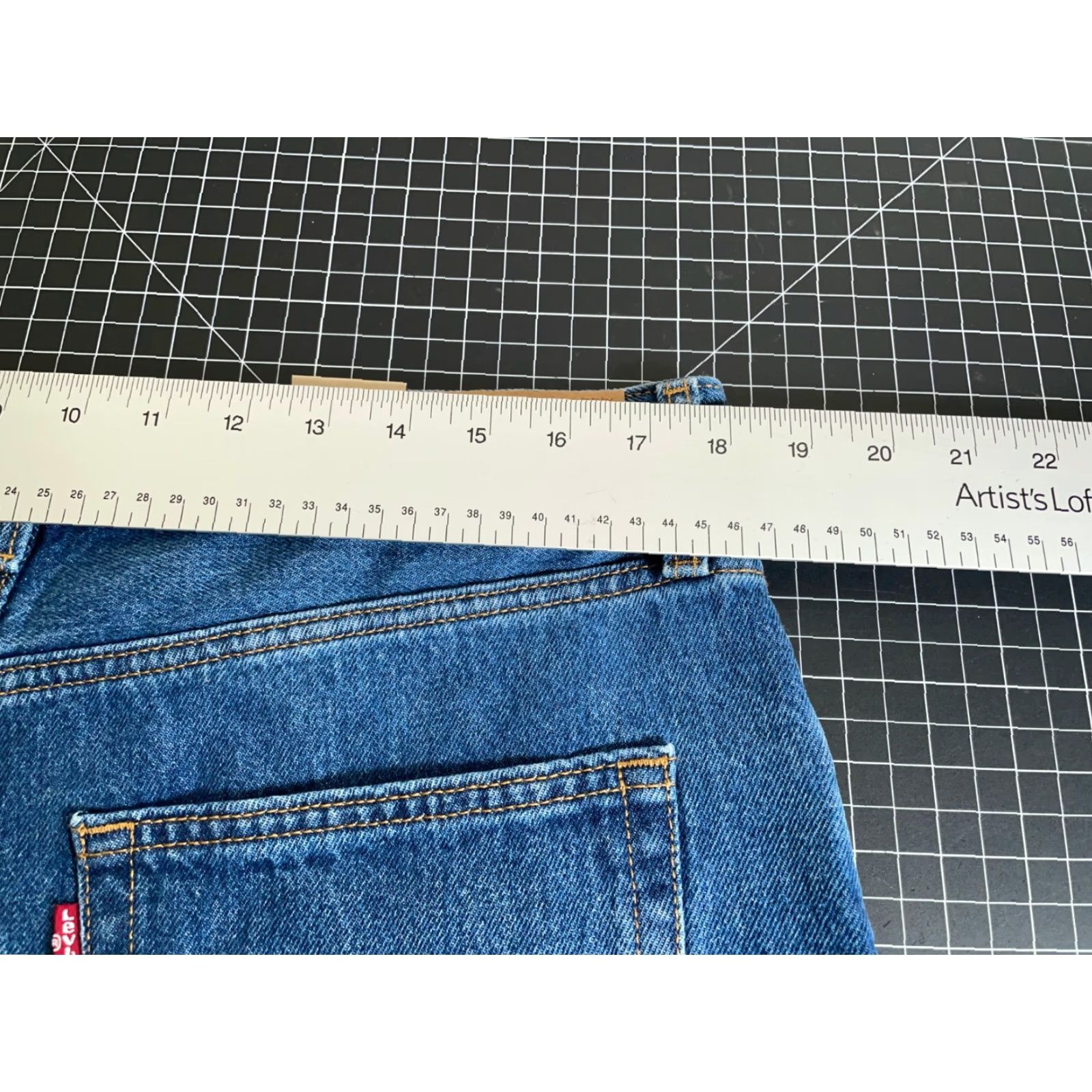 Levi's VINTAGE Levi's Jeans Women's Baggy Fit 94 Straight Leg 36x30.5 Blue Denim Fall Winter Size 24" / US 00 / IT 34 - 5 Thumbnail