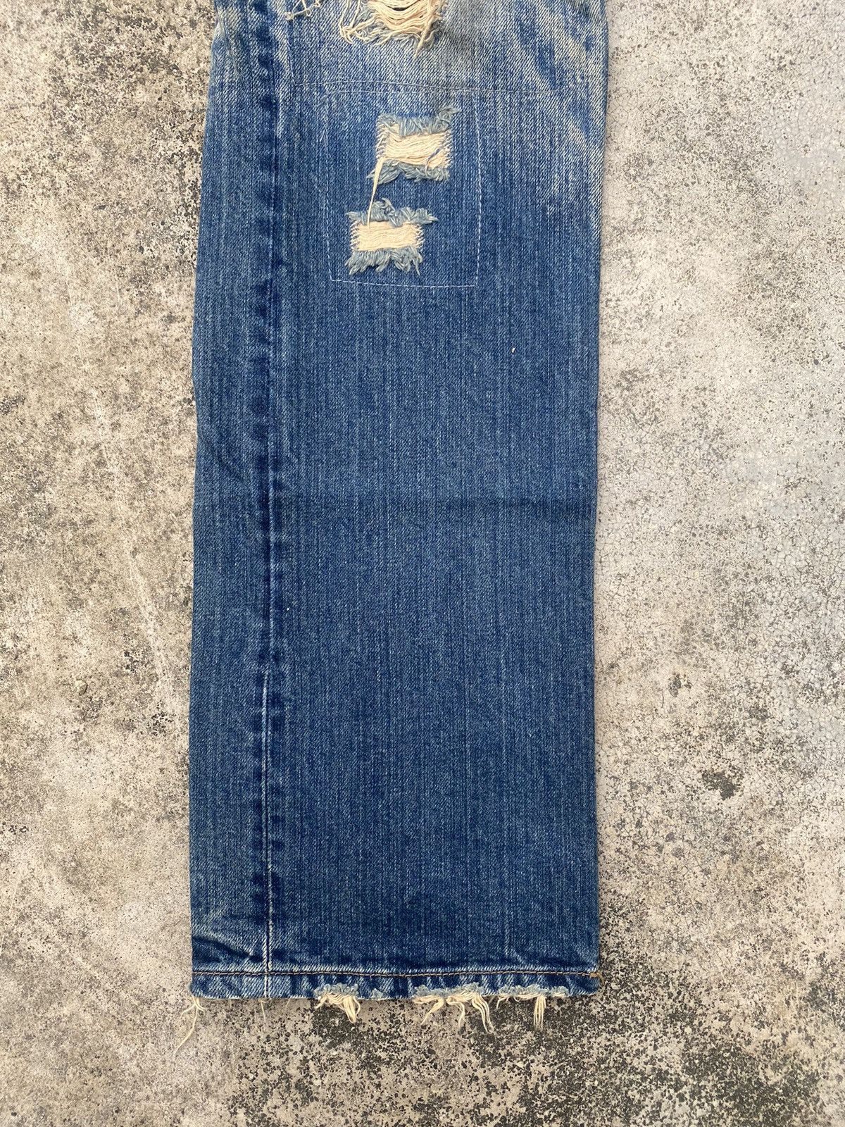 JACKROSE × Japanese Brand Flare Jeans Jackrose Distressd Clawkmark Boro Bootcut Size US 30 / EU 46 - 4 Thumbnail