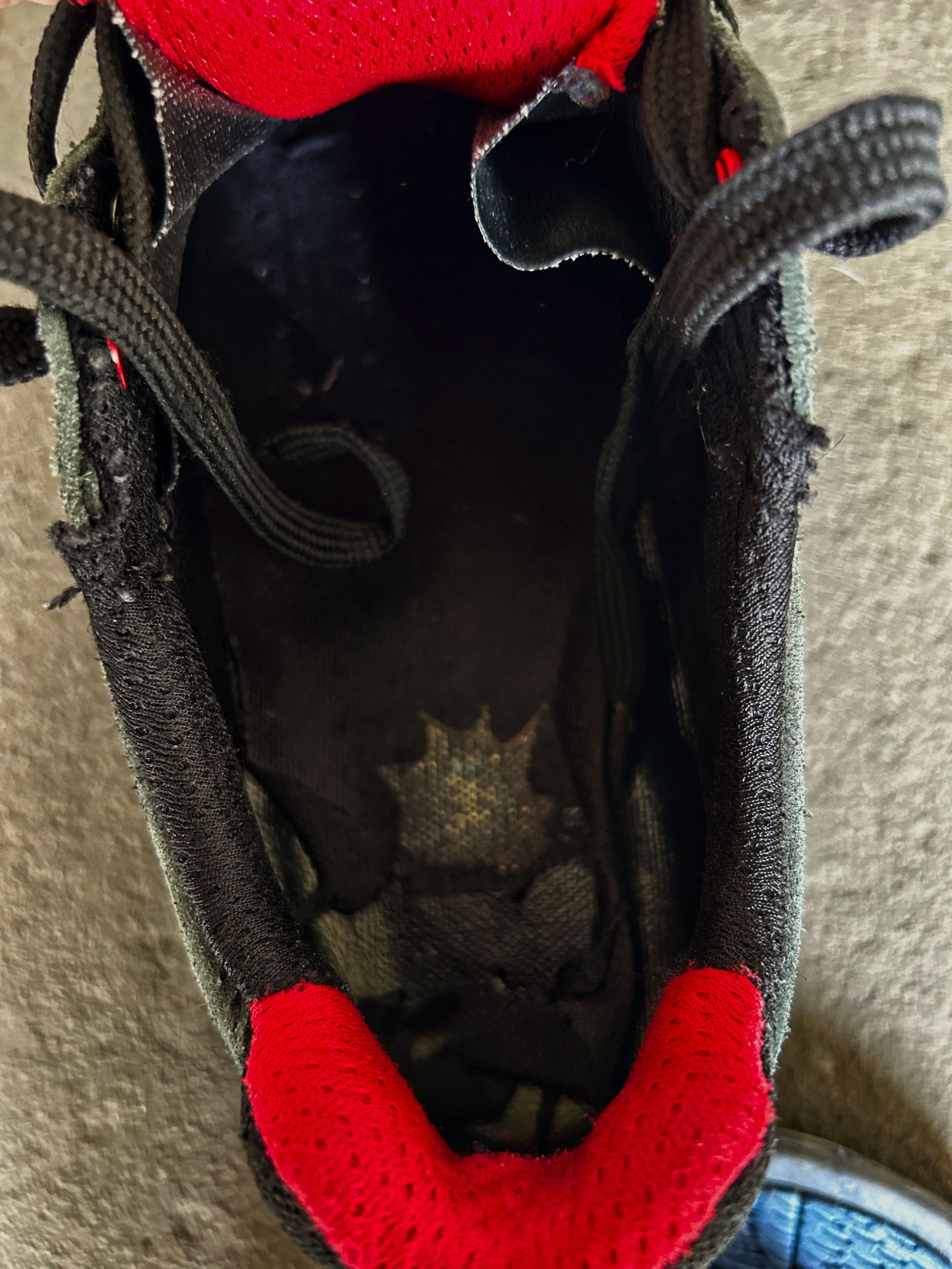 Vintage Black Sneakers Red Lining Chunky Y2K Streetwear Casual Size US 9 / EU 42 - 10 Thumbnail