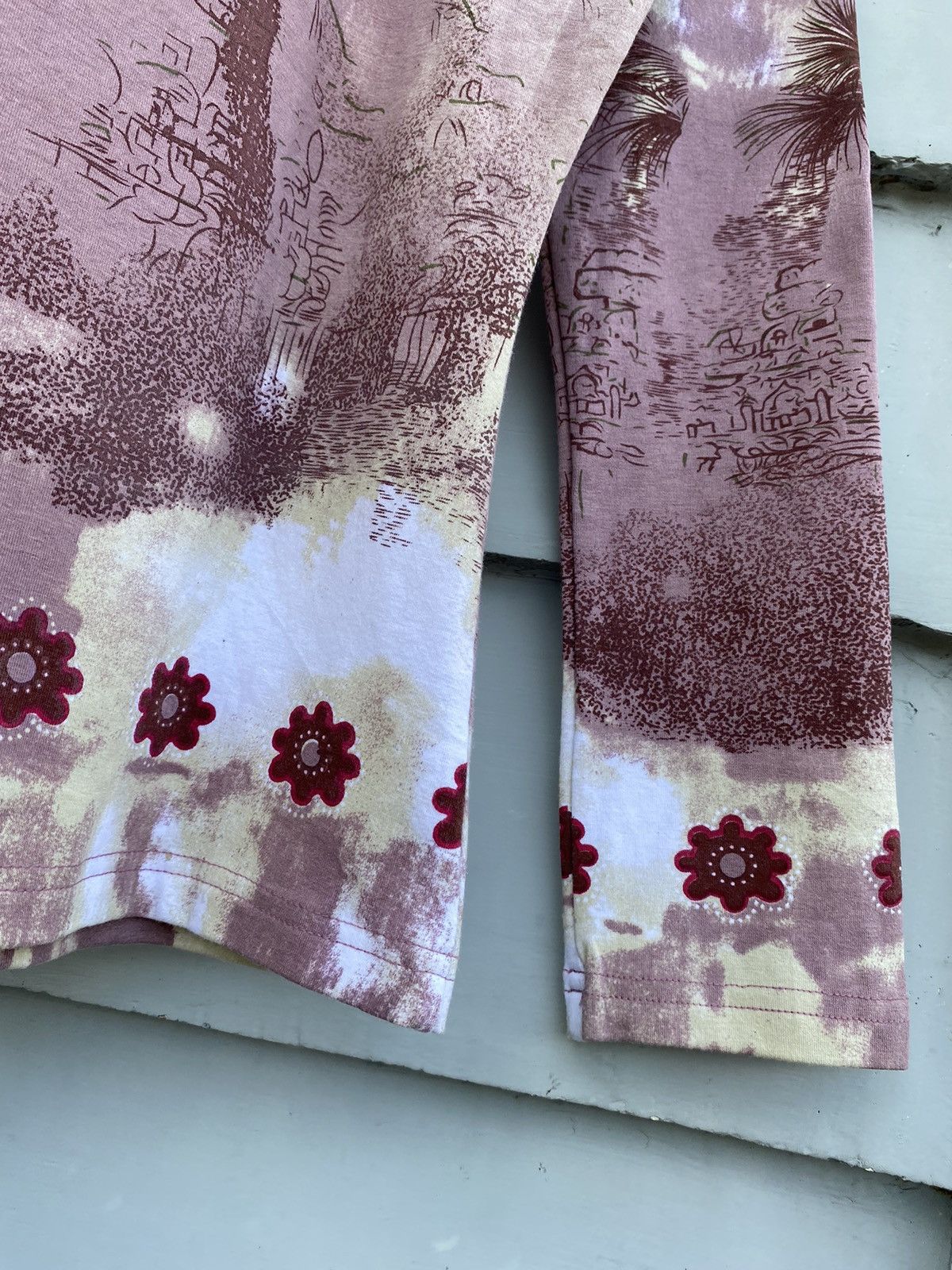 Japanese Brand Cara Bohemian Bloom Indian Spirit Tye Dye Longsleeves Size ONE SIZE - 14 Thumbnail