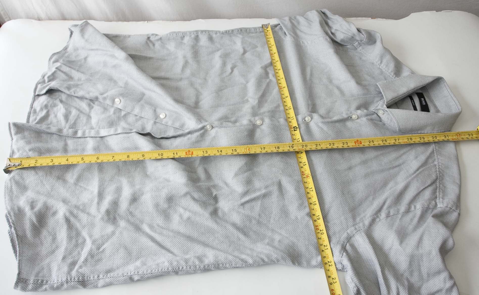 Hugo Boss Hugo Boss Shirt Slim Fit Size 17/ 43 Pale Gray Size US L / EU 52-54 / 3 - 4 Thumbnail