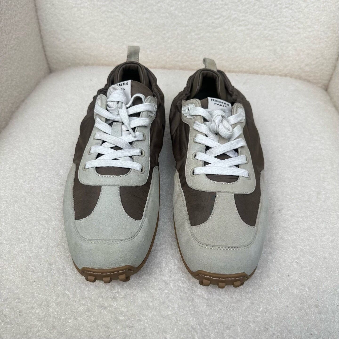 Hermes Hermes Casual Brown Lowtop Sneakers 9.5 Men Size US 9.5 / EU 42-43 - 1 Thumbnail