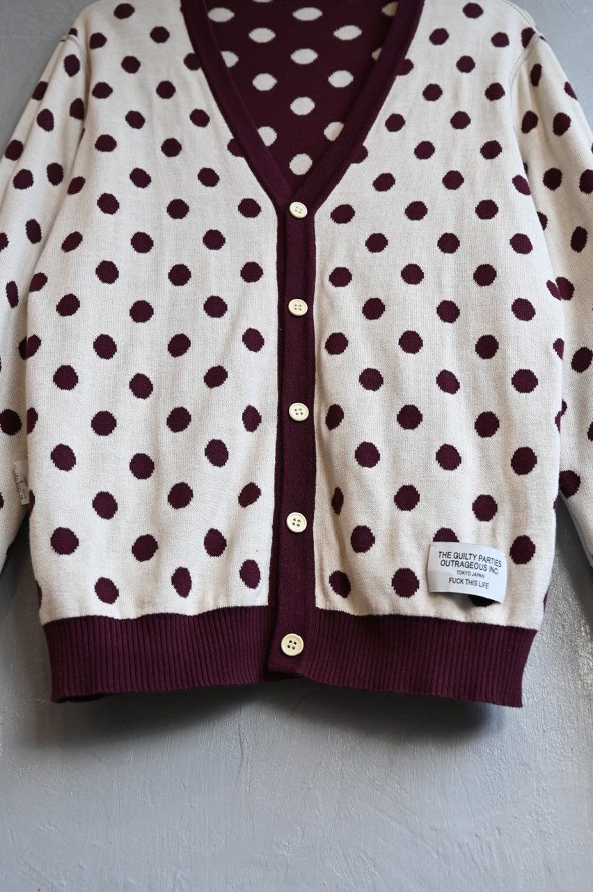Wacko Maria Wacko Maria Reversible Polka Dot Cardigan Size US M / EU 48-50 / 2 - 7 Thumbnail