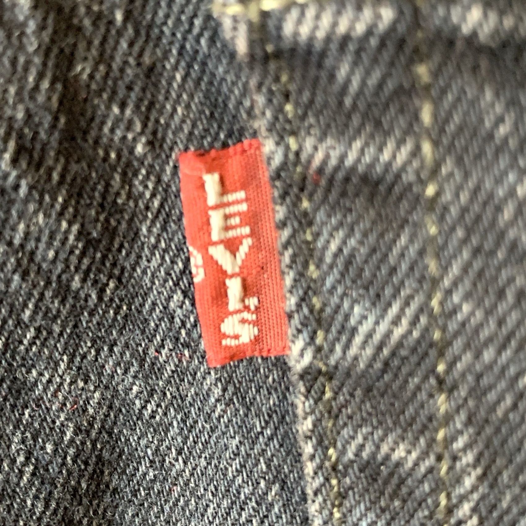 Levi's Levi's Premium 501 S Jeans Women 28x30 Black Button Fly Distressed Western Retro Grunge Hipster School Y2K Floral? Wait. Size 28" / US 6 / IT 42 - 6 Thumbnail
