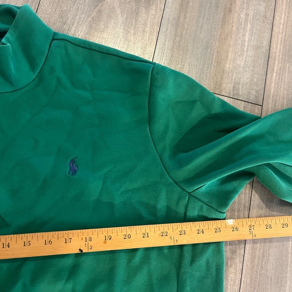 Polo Ralph Lauren Polo Ralph Lauren Green Performance Quarterzip Sweater Men X Size US XL / EU 56 / 4 - 5 Thumbnail