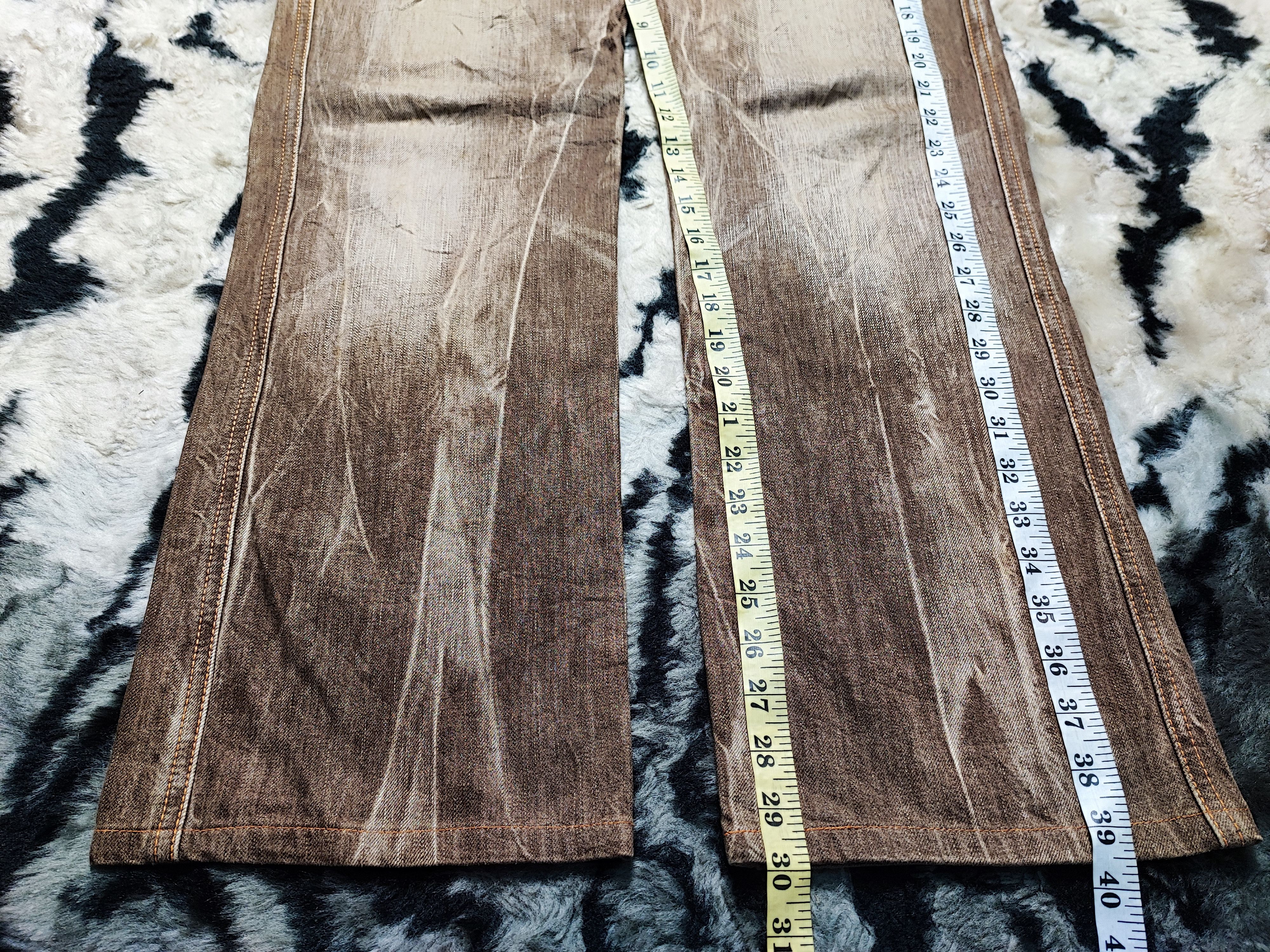 Kapital Vintage Edwin 503 Blue Trip Distressed Rusty Mud Jeans 36 Size US 34 / EU 50 - 3 Thumbnail