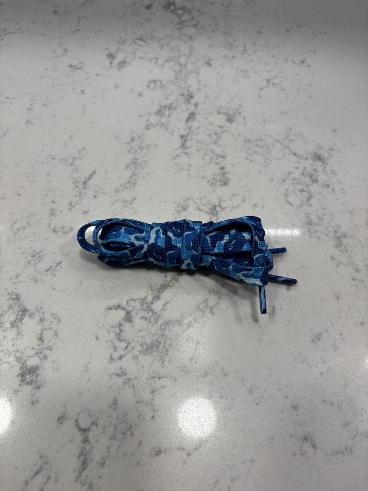 Bape Bape Blue Camo Shoelaces Size ONE SIZE - 2 Thumbnail
