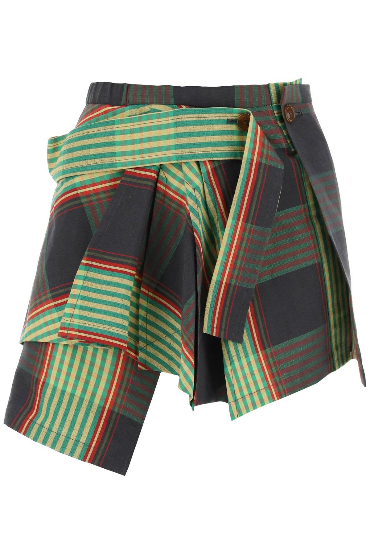 image of Vivienne Westwood Meghan's Mini K in Combat Tartan, Women's (Size 28)