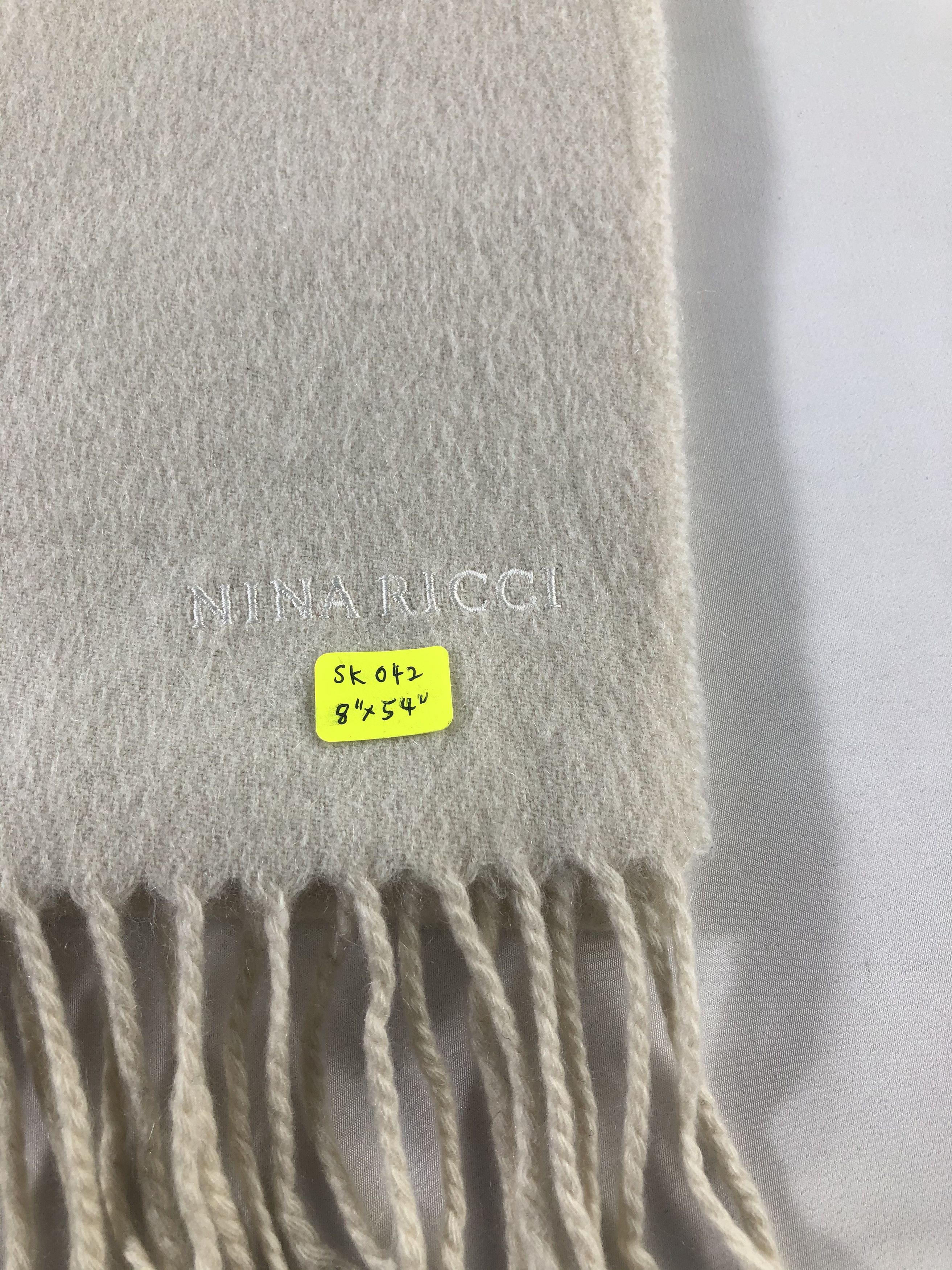 Nina Ricci × Vintage Nina Ricci Scarf / Muffler / Neckwear Size ONE SIZE - 5 Thumbnail