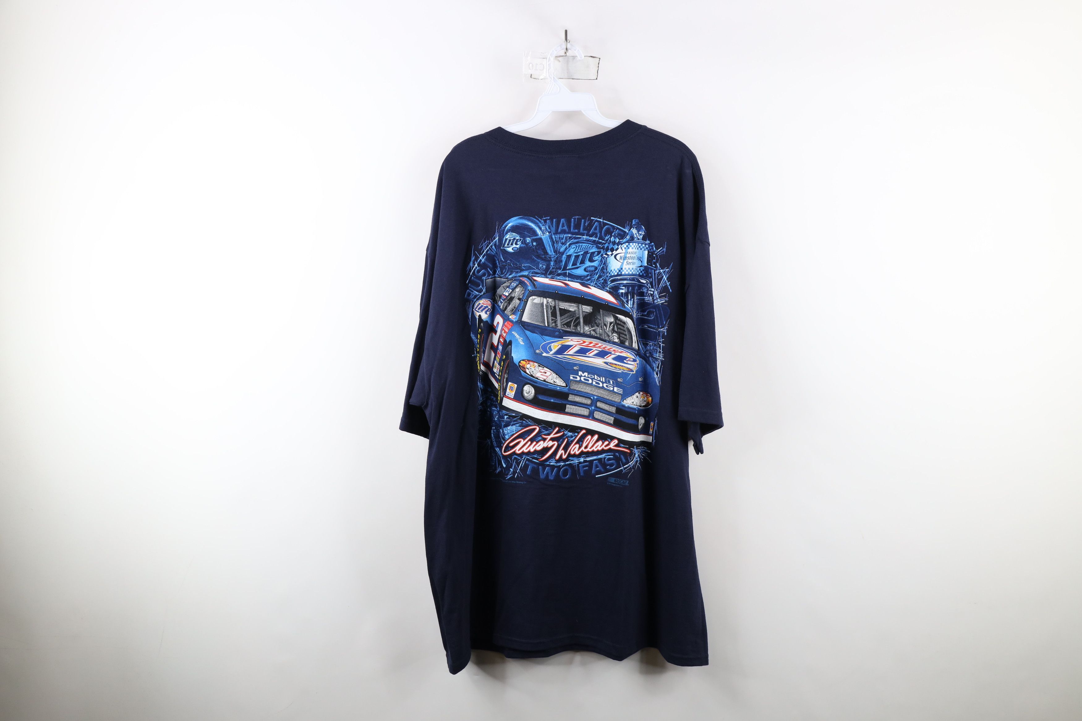 Vintage NOS Vintage Y2K 2001 NASCAR Racing All Over Print T-Shirt Size US XXL / EU 58 / 5 - 13 Thumbnail